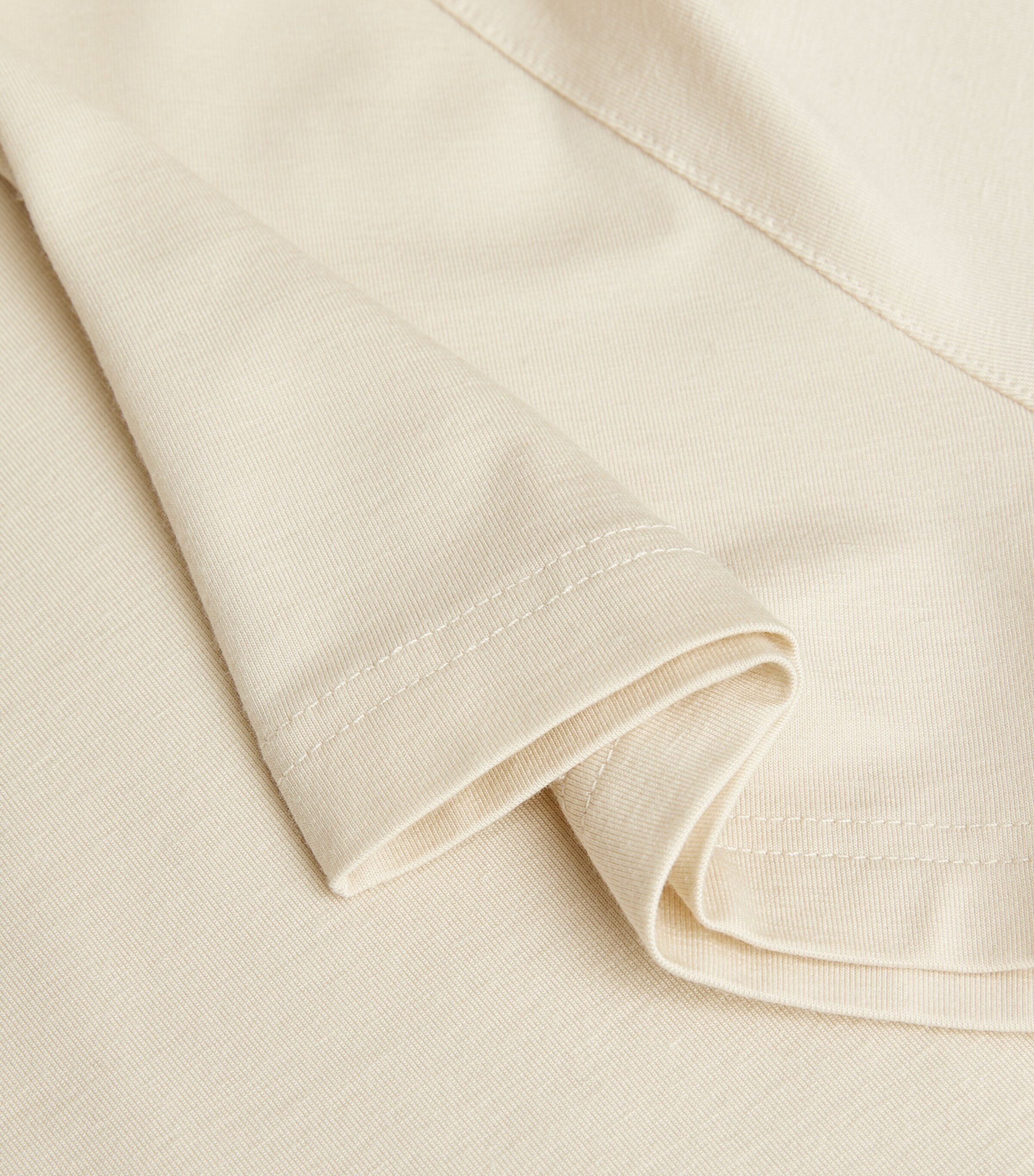 Derek Rose Mens Stretch-Modal Basel T-Shirt Neutral Image 5