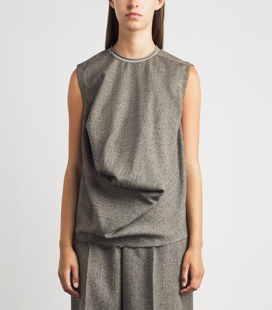 Rick Owens Womens Subhuman Top Melange Image 4