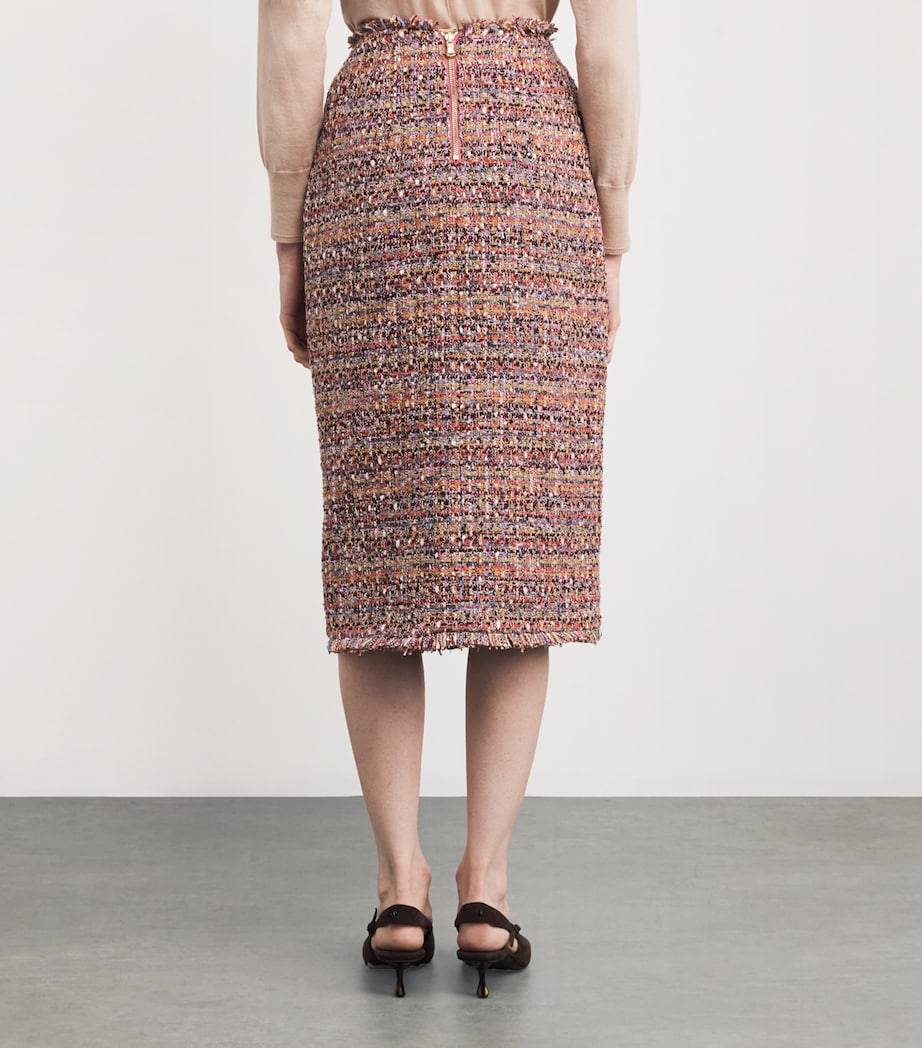 Tweed Tai Midi Pencil Skirt MAUVE/TANMULTITWEED Image 4