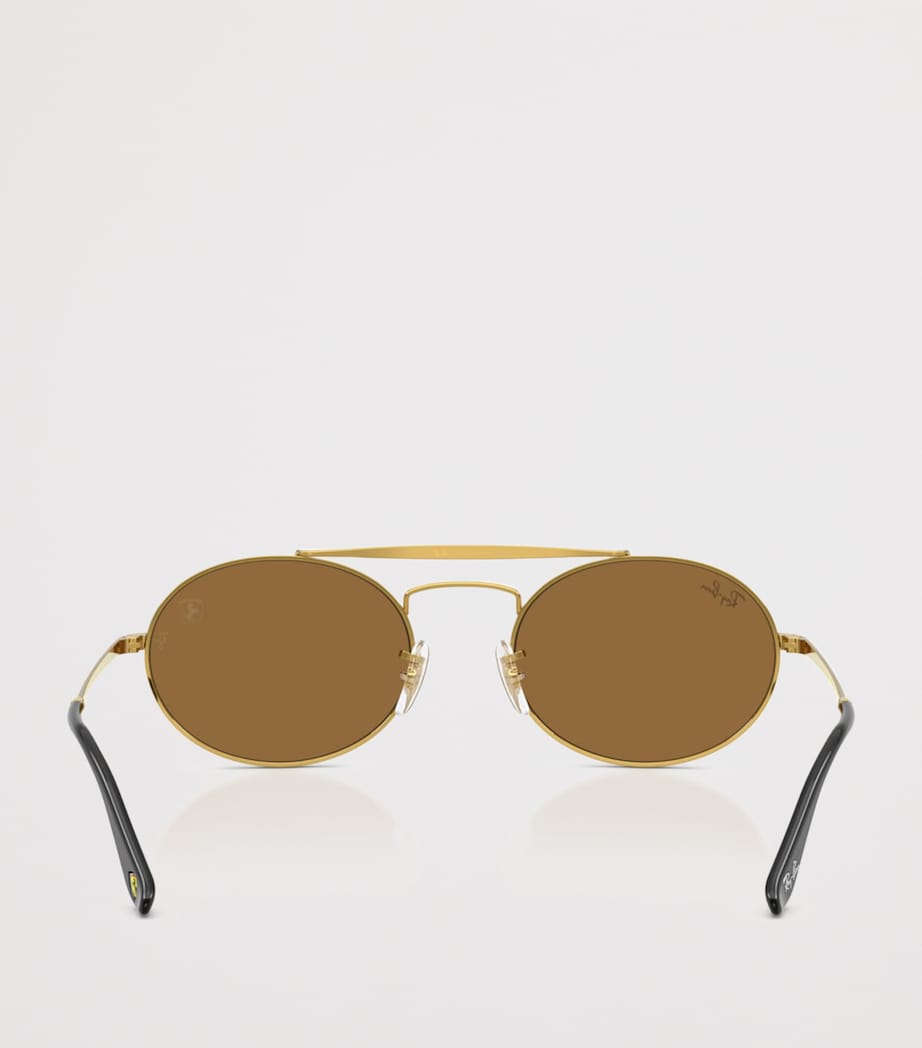 RB3775M Metal Oval Sunglasses F133W4 Image 4