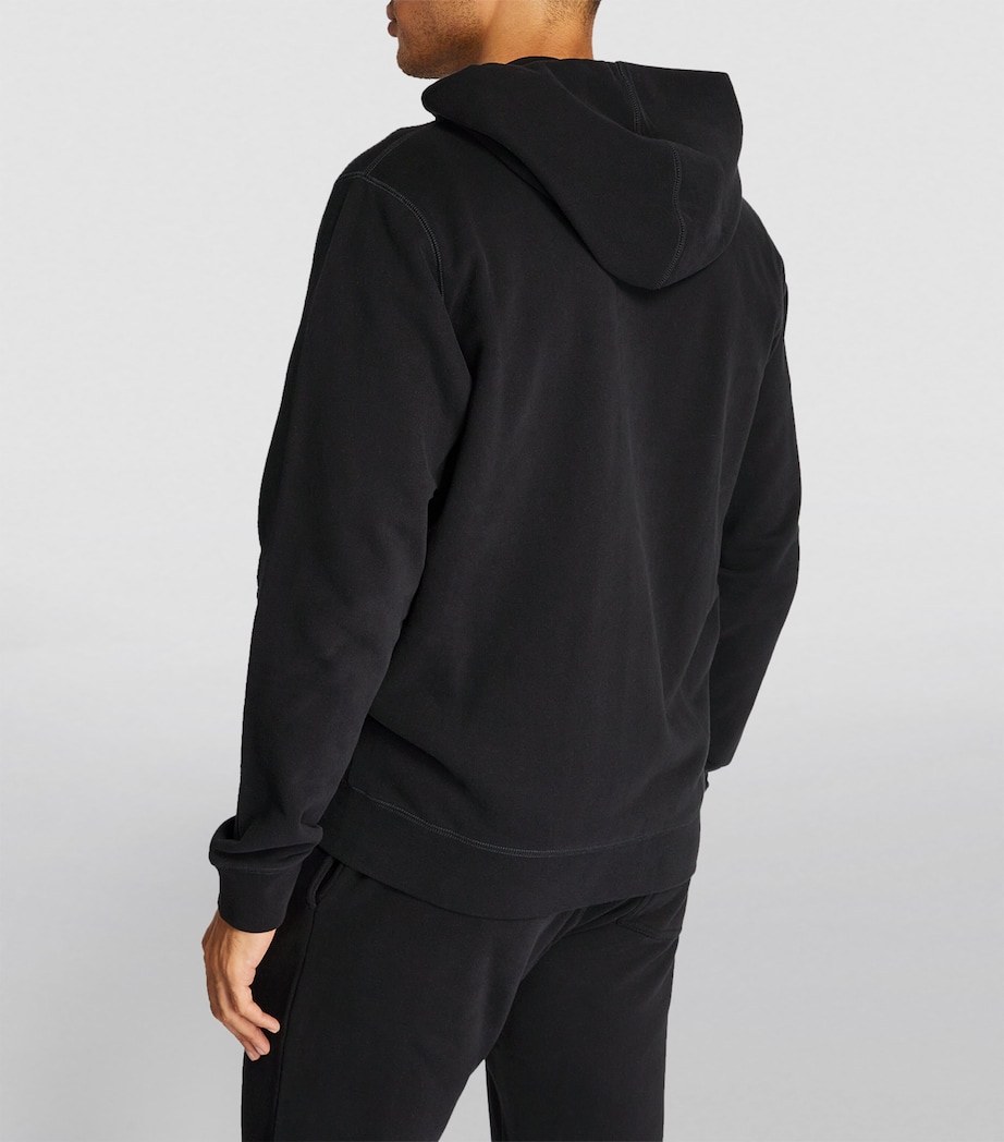 Loopback Zip-Up Hoodie BKAA Image 7
