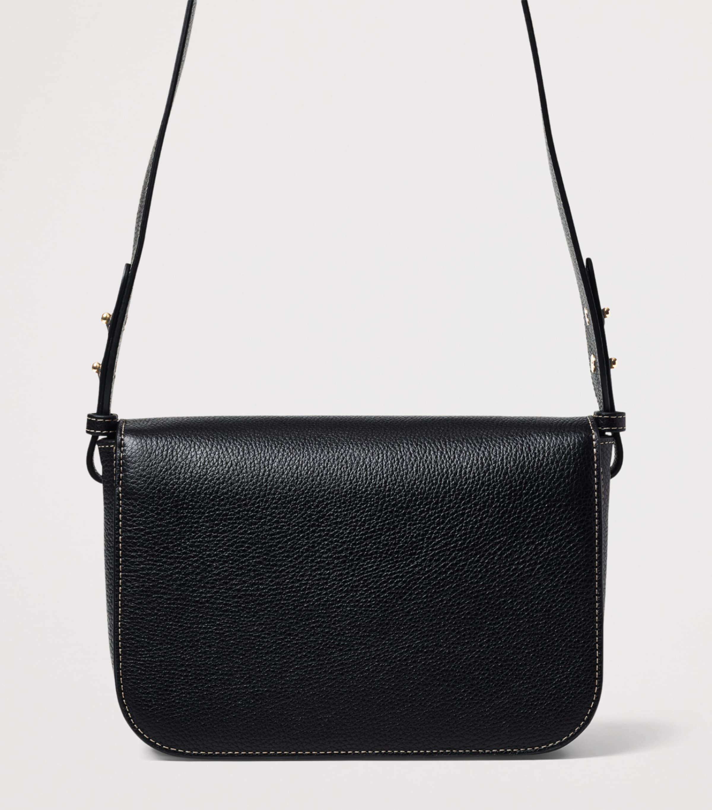 Aspinal Of London Large Leather Ella Cross-Body Bag Black Image 3