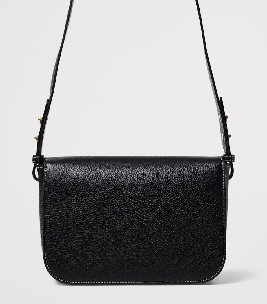 Aspinal Of London Large Leather Ella Cross-Body Bag Black Image 3