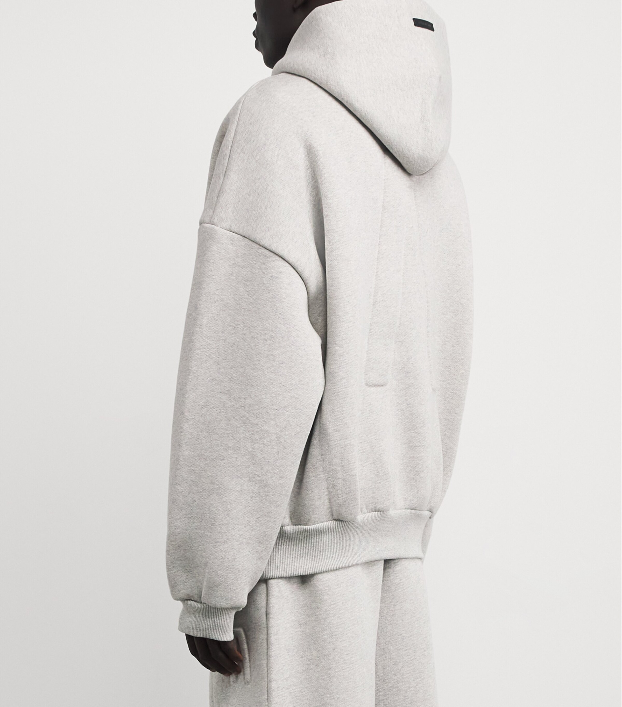 Half-Zip Athletic Hoodie MELANGE GREY Image 4