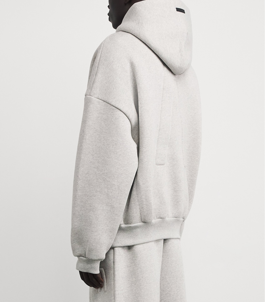 Half-Zip Athletic Hoodie MELANGE GREY Image 4