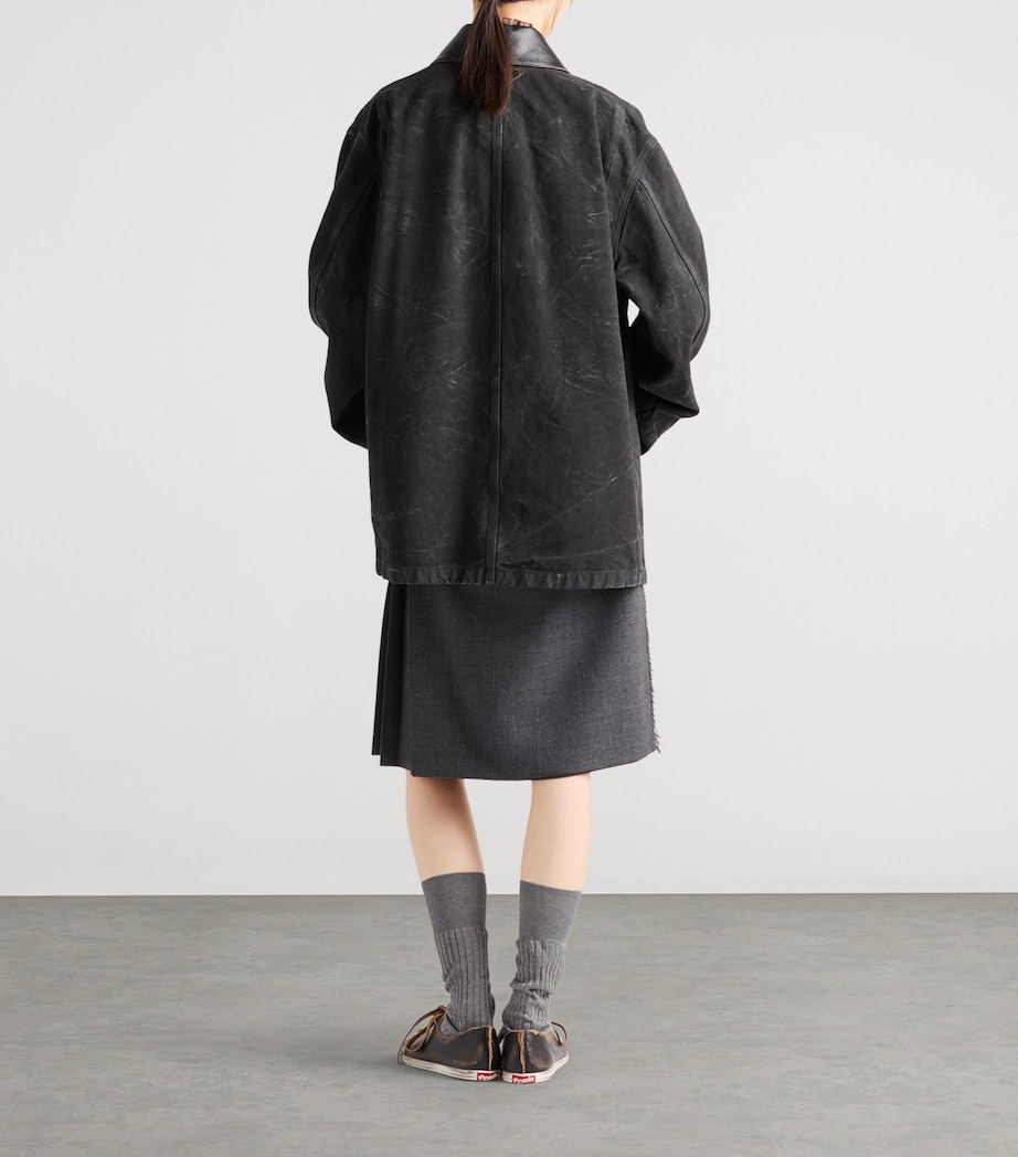 Canvas Oversized Jacket F0002 Image 5
