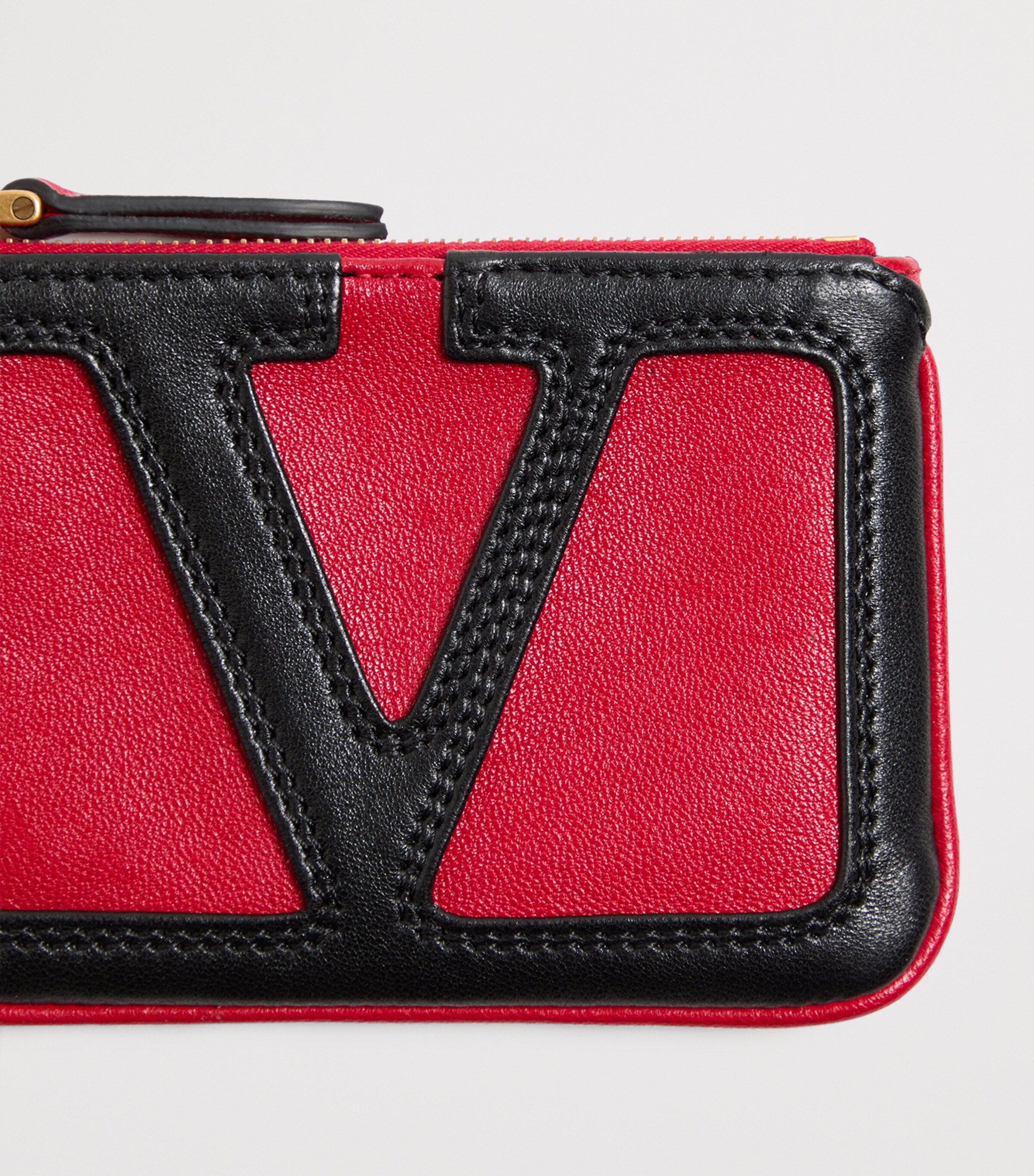 Valentino Garavani Leather Viva Superstar Keyring Case Akv Image 6