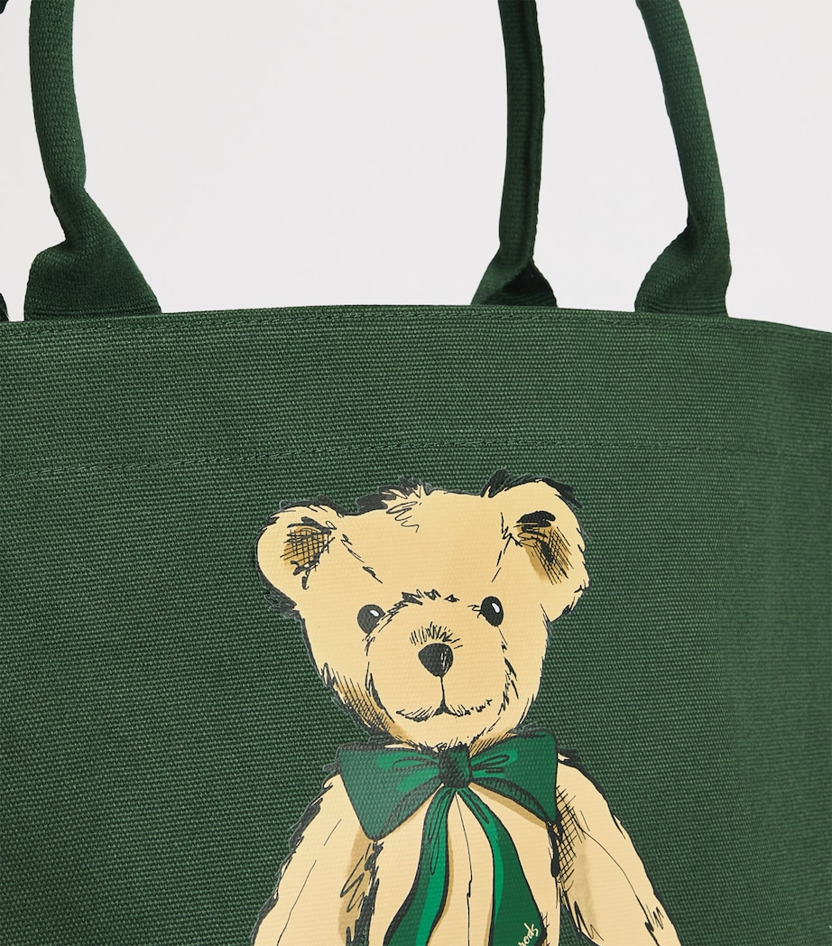 Medium Henry Bear Tote Bag GREEN Image 4