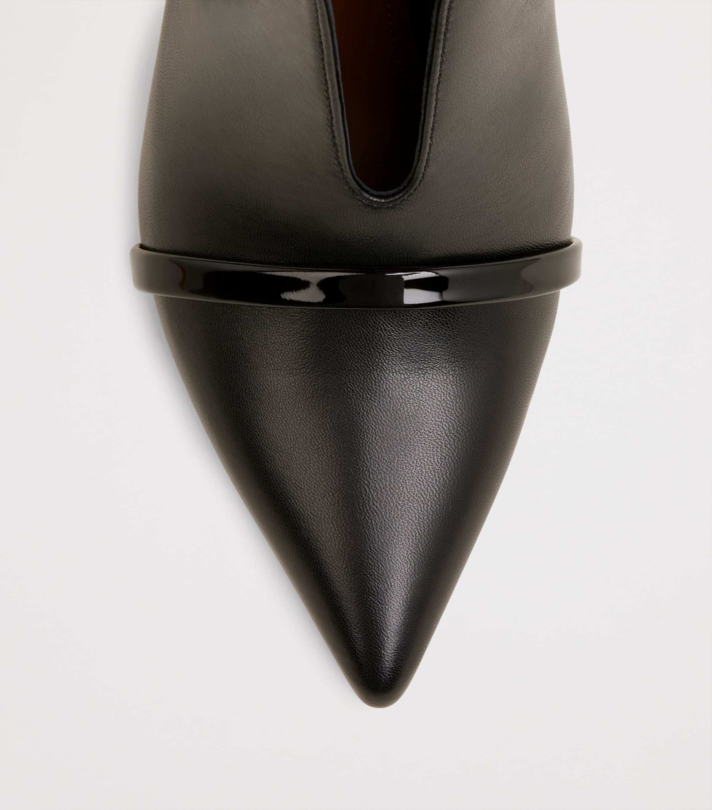 Leather Cora Ankle Boots 70 BLACK Image 5