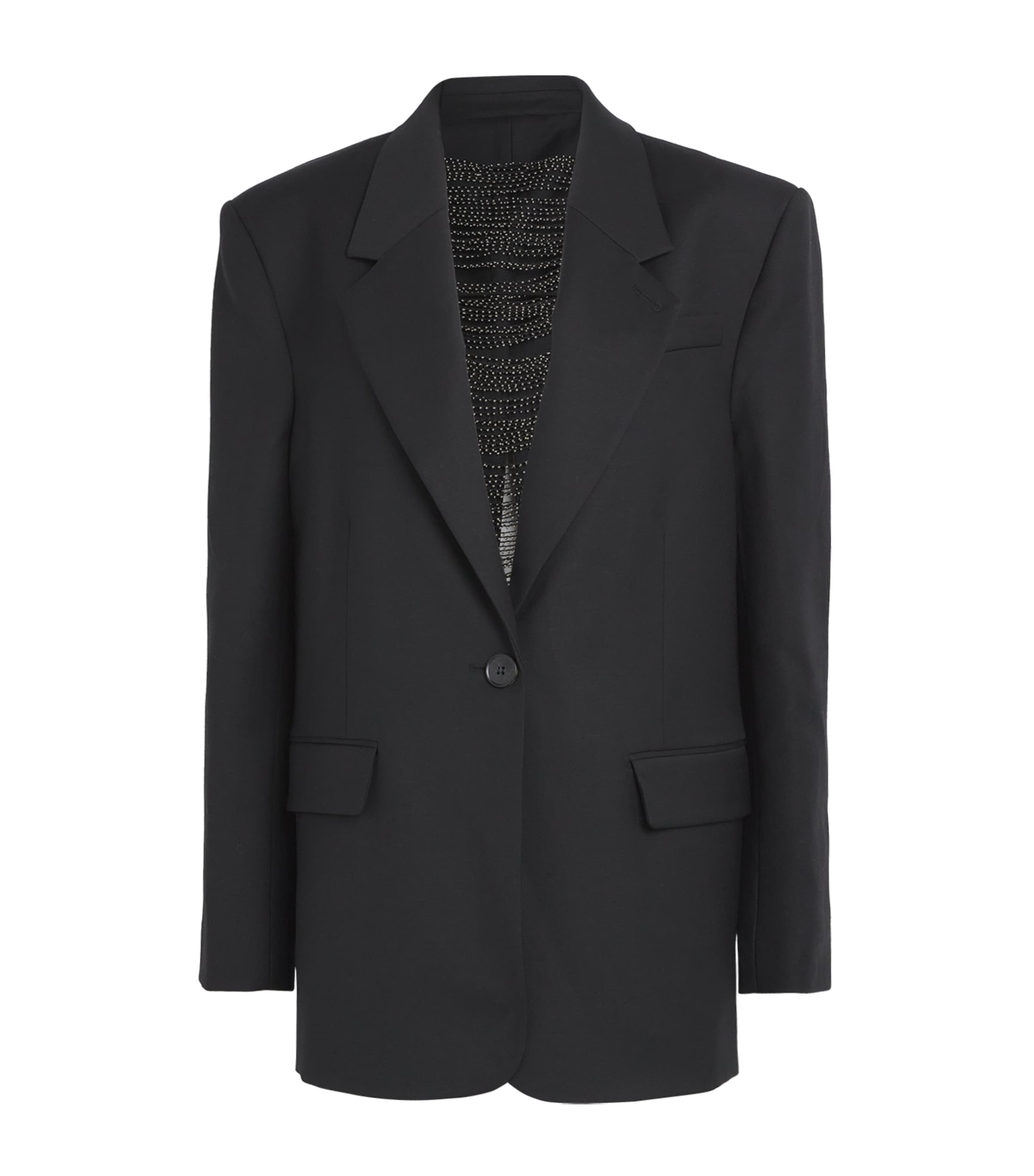 Camilla And Marc Wool-blend Edie Blazer In Black