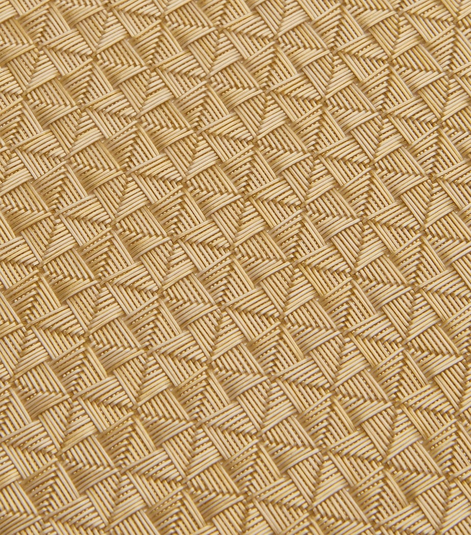 Origami Round Placemat (38cm) HONEY Image 2