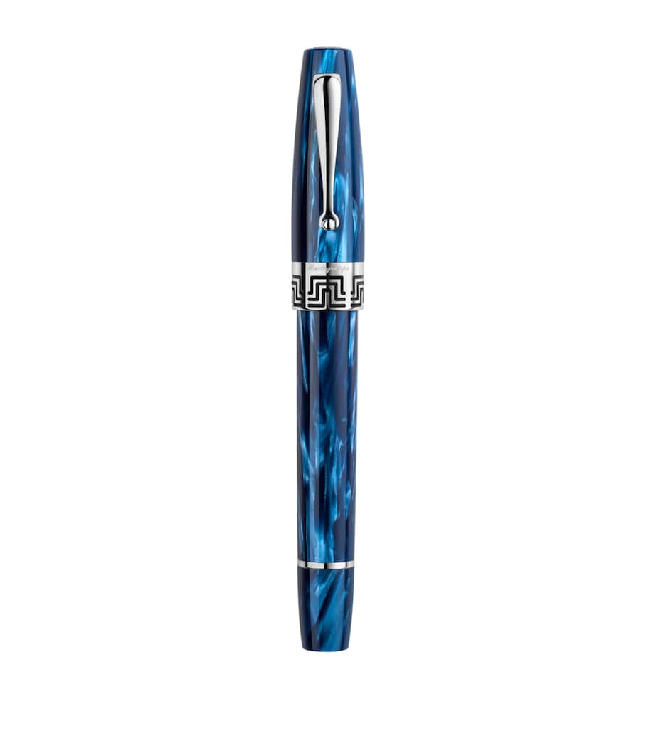 Sterling Silver-Trim Extra 30 Rollerball Pen BLUE Image 3
