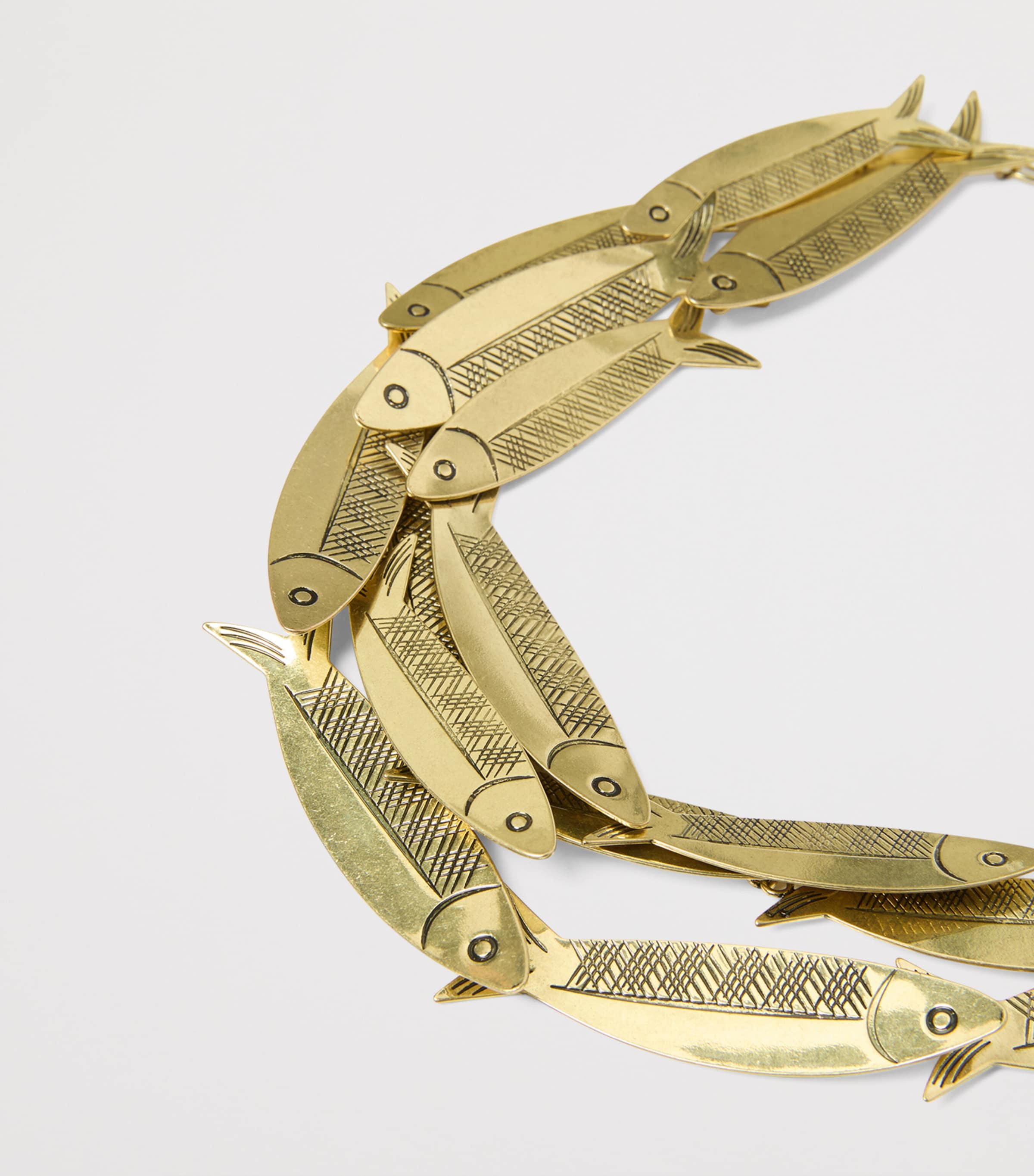 Marina Rinaldi Fish Necklace Gold Image 4