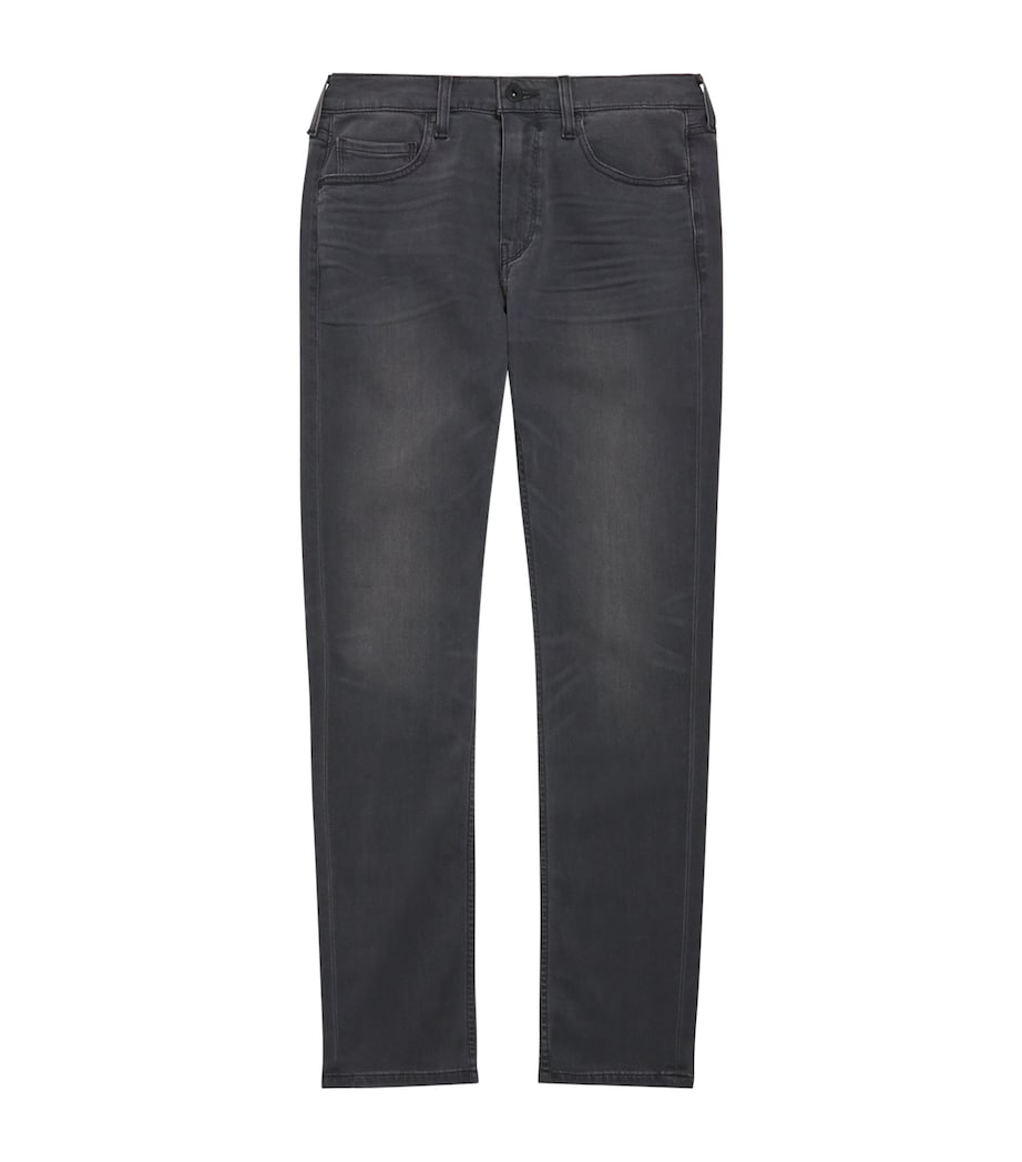 PAIGE Mens Lennox Slim Jeans Sheldon Grey Image 1
