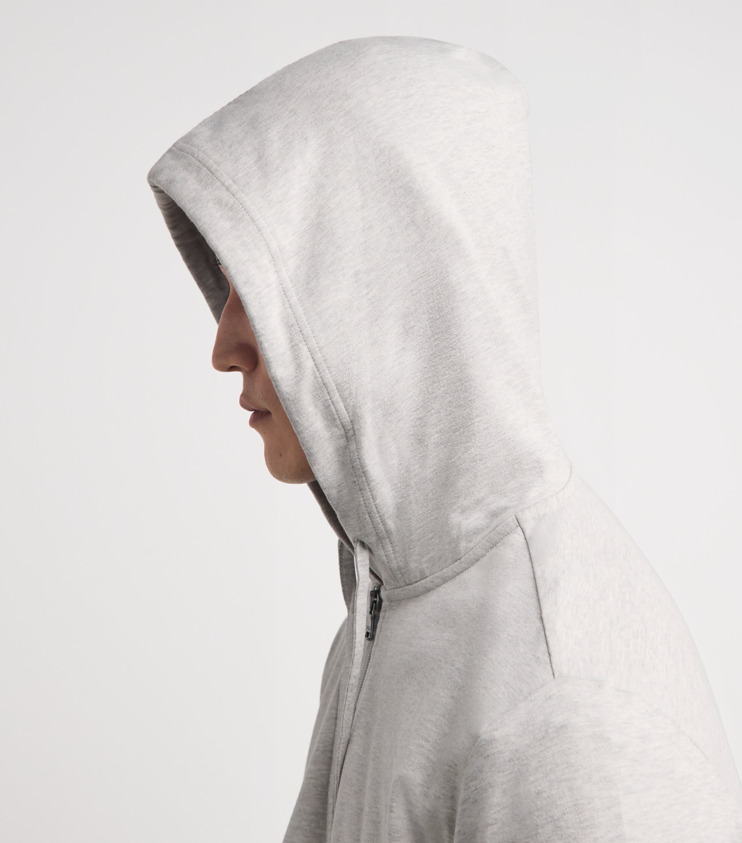 Polo Ralph Lauren Mens Lounge Zip-Up Hoodie Taylor Heather Image 3