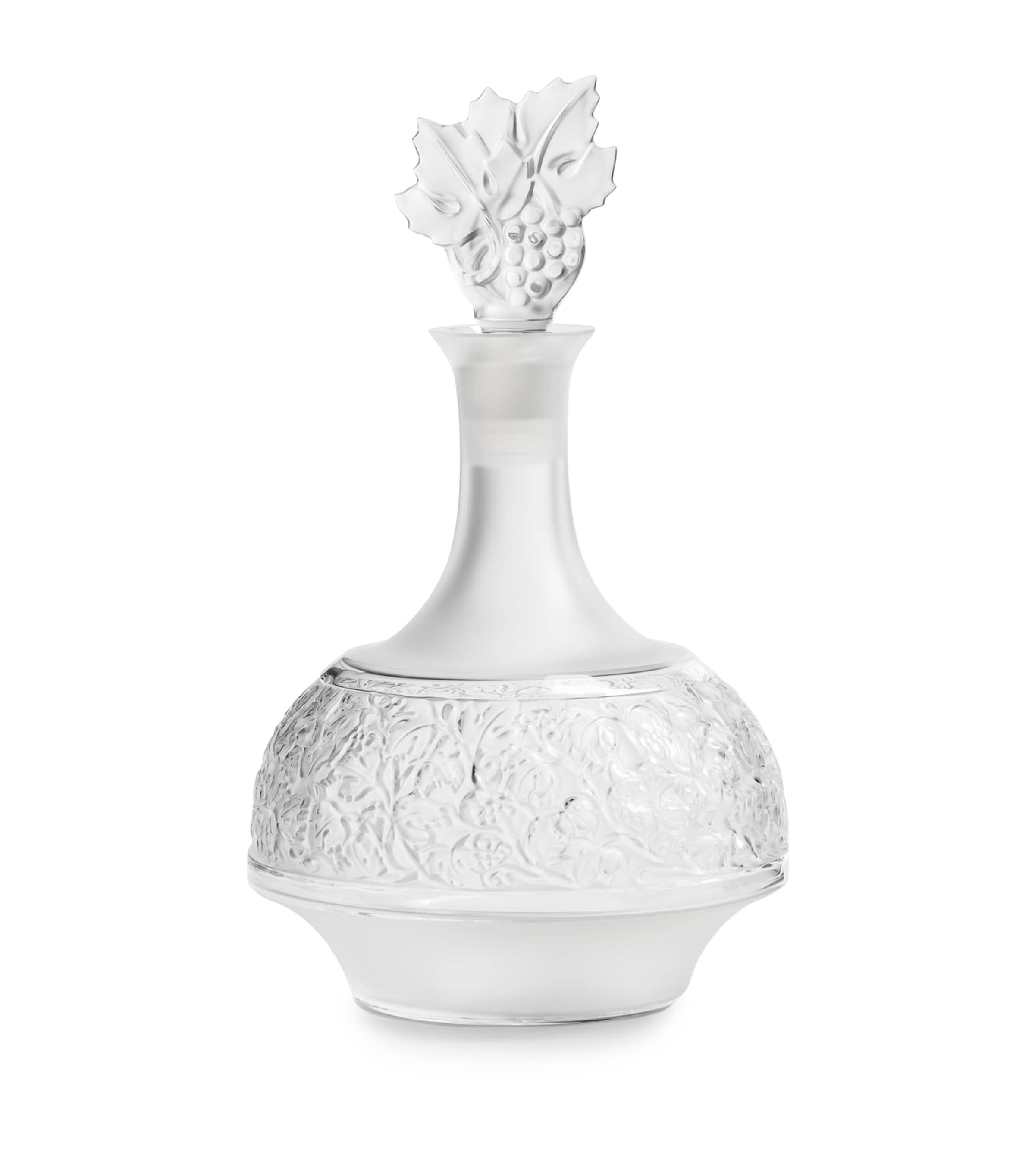 Lalique Crystal Versailles Decanter In Transparent