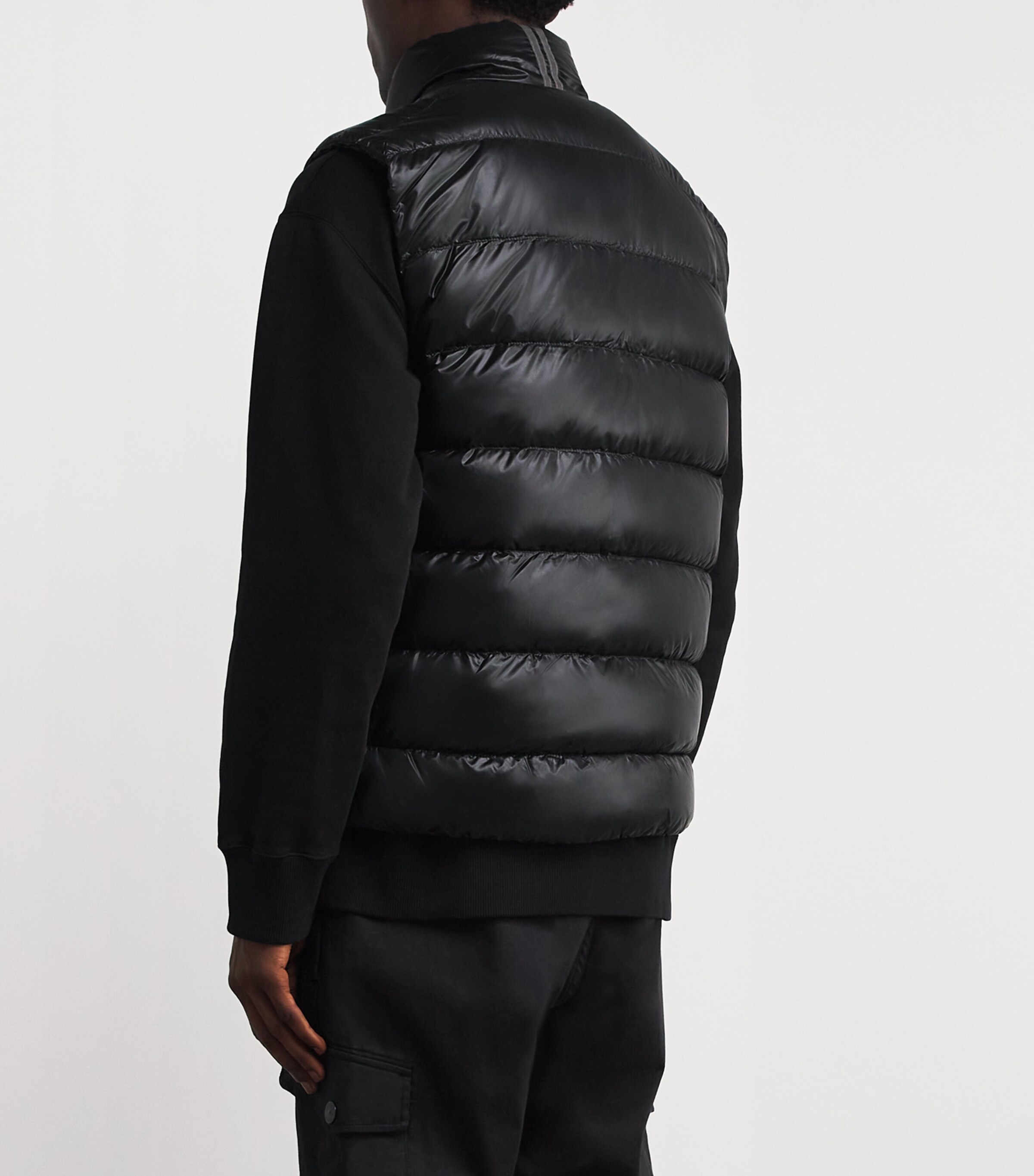 Canada Goose Mens Down Quilted Packaway Crofton Gilet Black Image 10