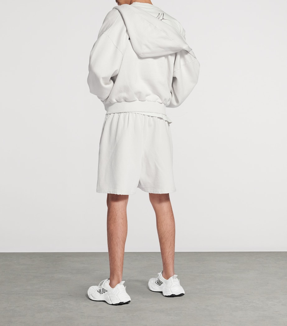 Balenciaga Mens Cotton Logo Shorts Image 5