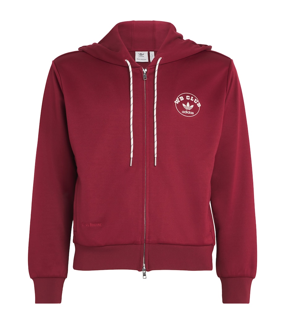 x Wales Bonner Collegiate Hoodie COLLEGIATE BURGUNDY Image 1