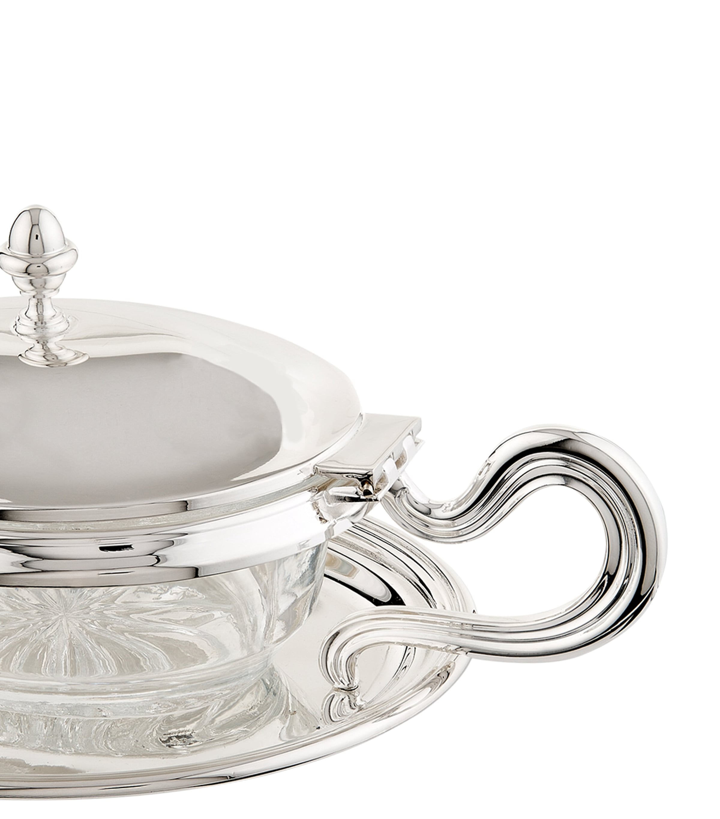Silver Plated Georgian Parmesan Basin With Spoon SILVER Image 2