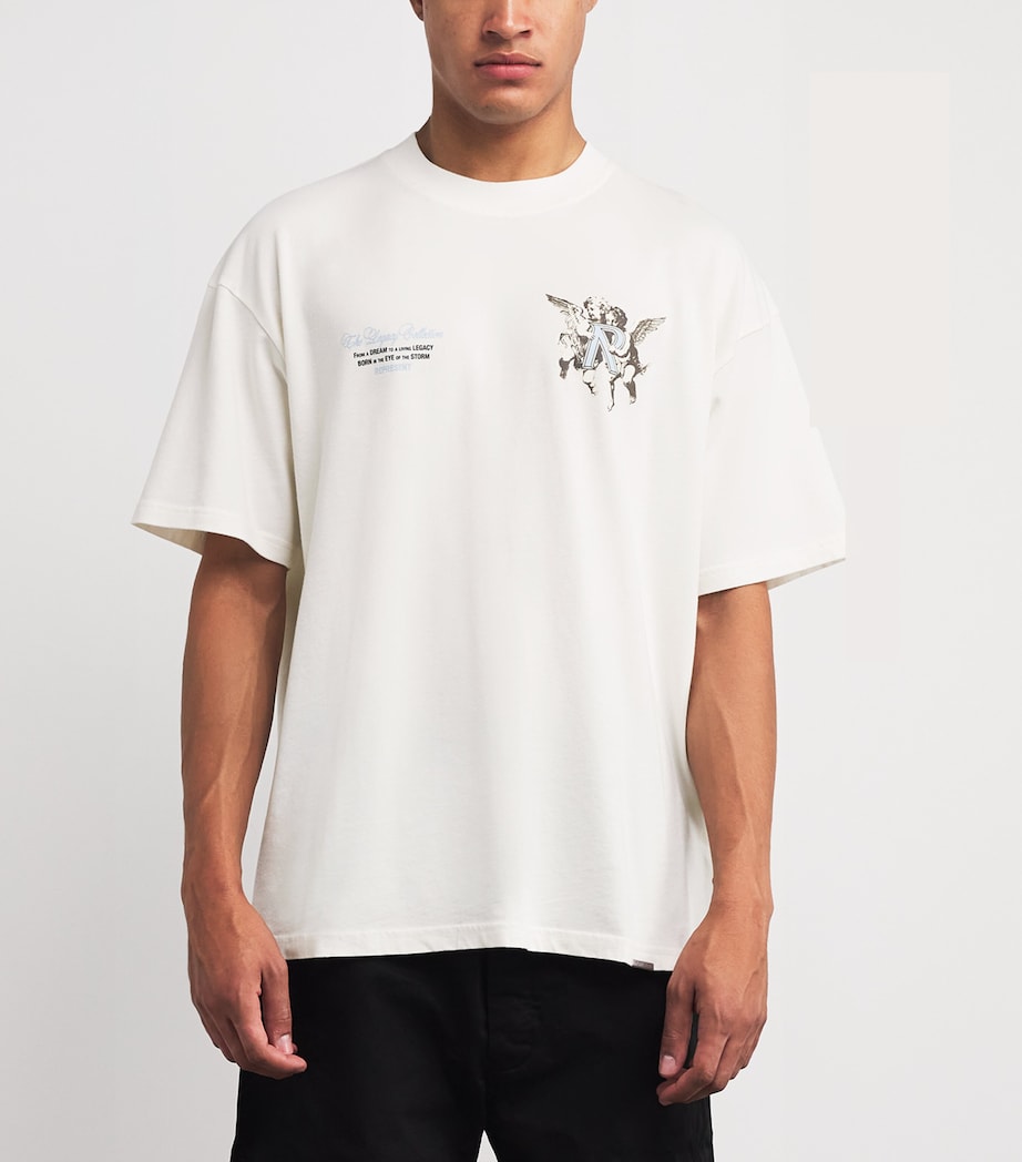 Cotton Legacy Cherub T-Shirt FLAT WHITE Image 3