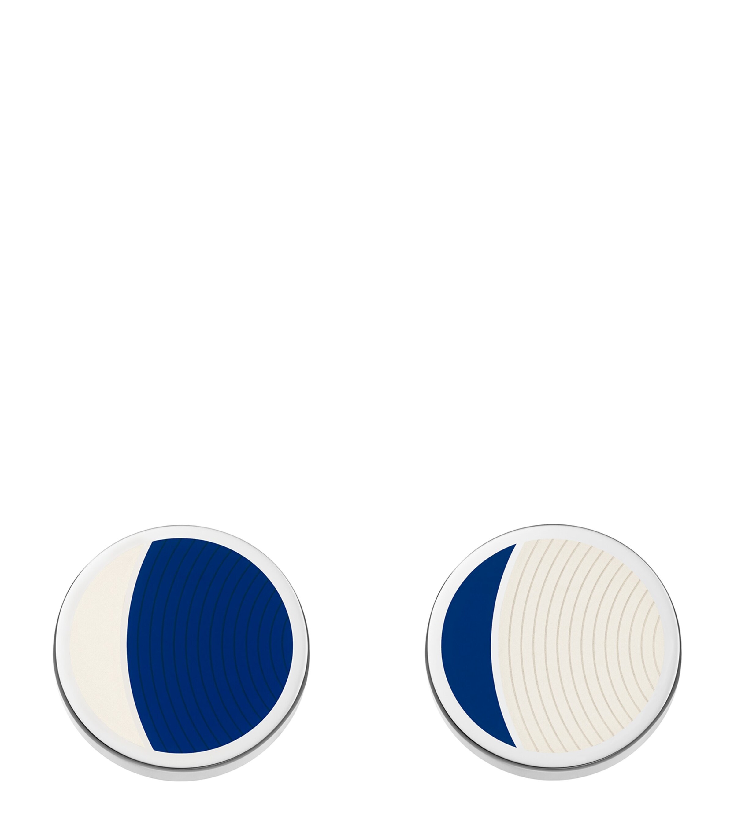 Cartier Sterling Silver Moon Phase Cufflinks Sterling Silver Image 1