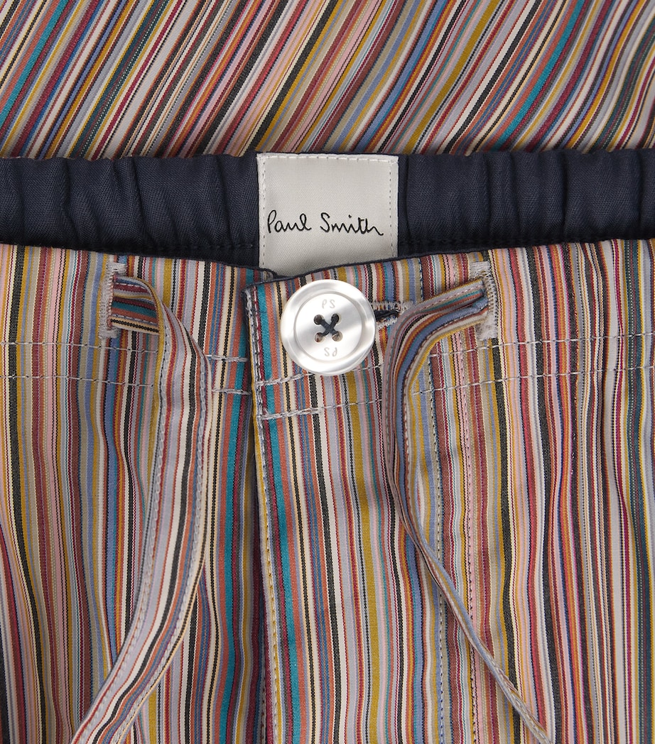 Cotton Signature Stripe Pyjama Trousers MULTICOLOUR Image 5