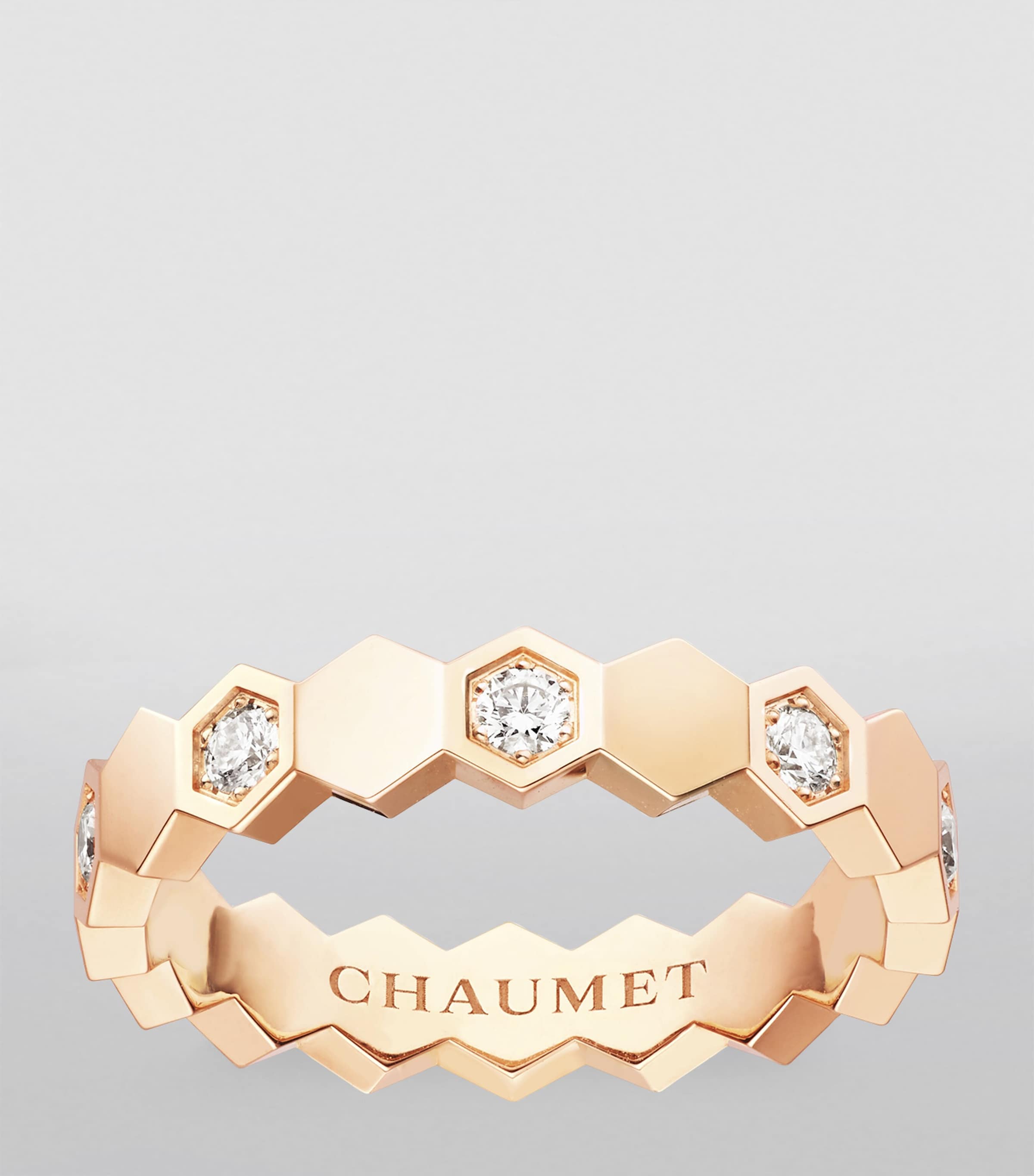 Rose Gold and Diamond Bee de Chaumet Ring PINK GOLD Image 2