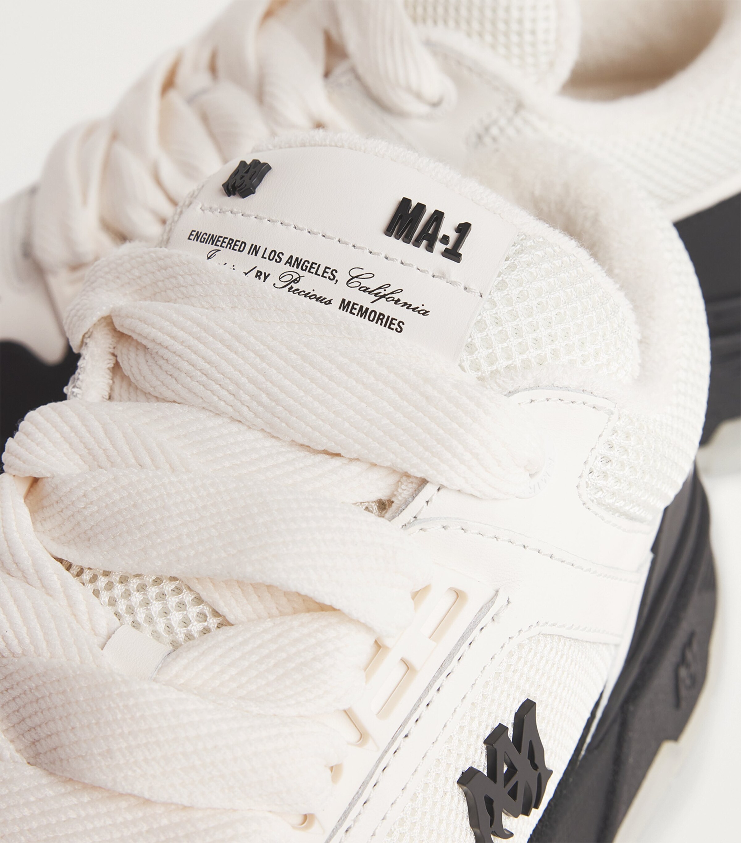 AMIRI Leather MA-1 Sneakers Black Image 7