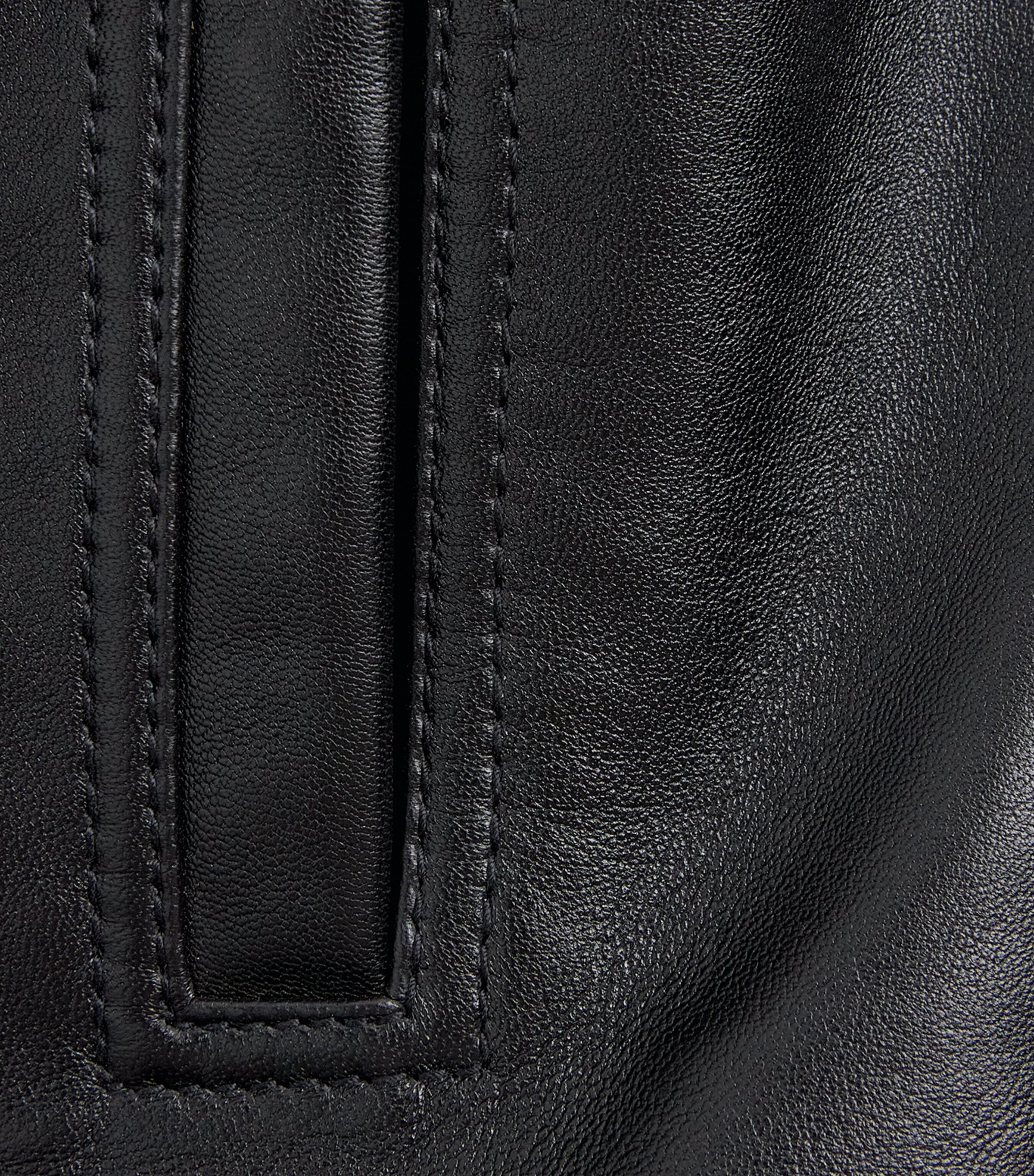 Claudie Pierlot Womens Leather Turn-Lock Jacket Black Image 6