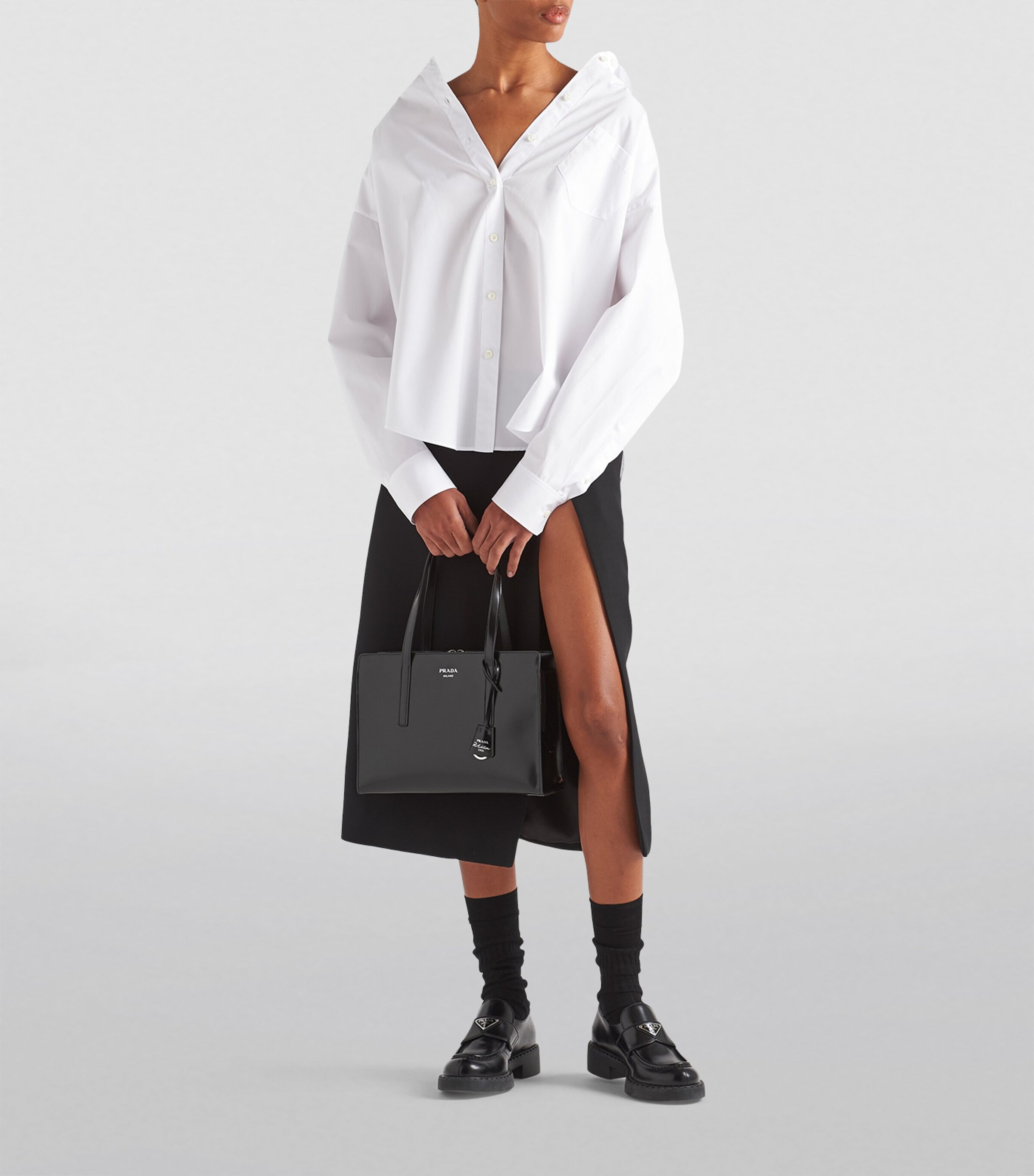 Back-Logo Oversized Shirt F0009 Image 2