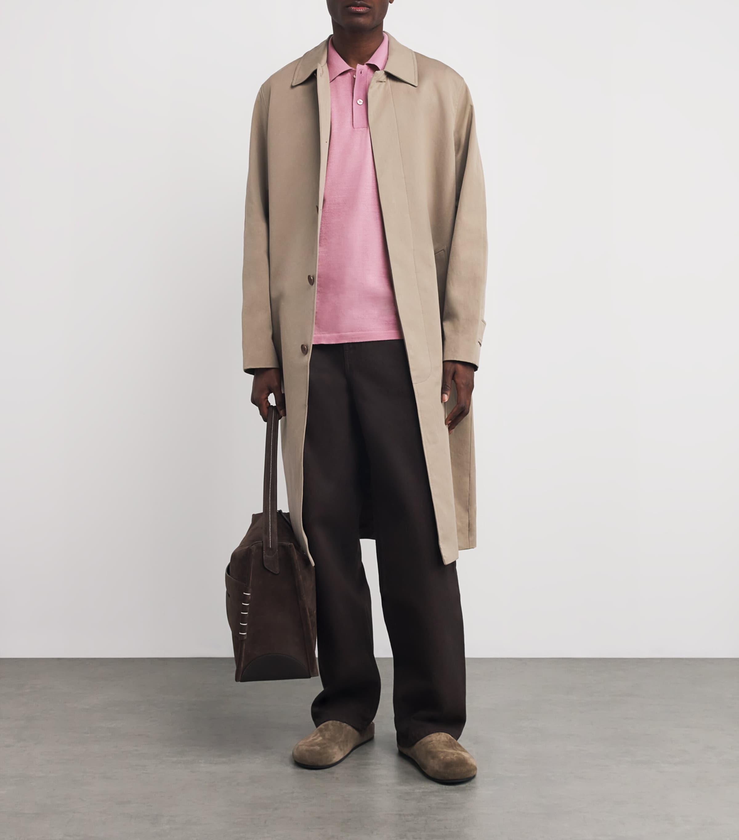 Wool-Blend Sarowan Polo Shirt ORCHID HAZE Image 2