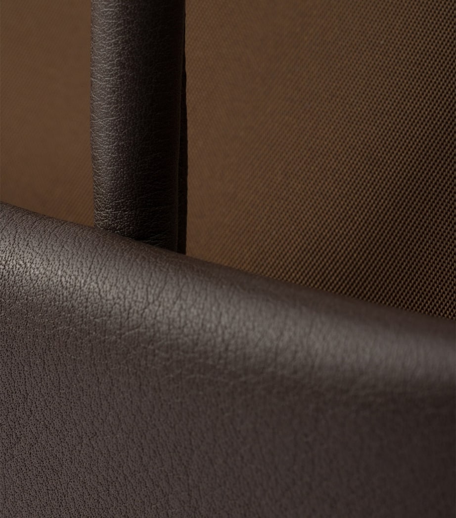 Prada Medium Leather Passage Top-Handle Bag Brown Image 8