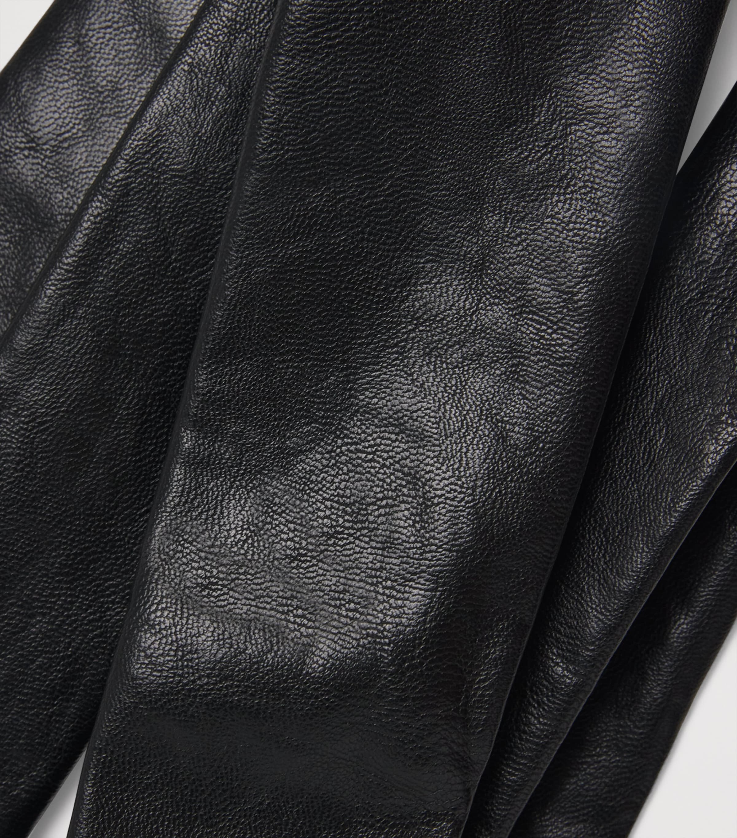 Our Legacy Black Real Fake Leather Tie | Harrods NG