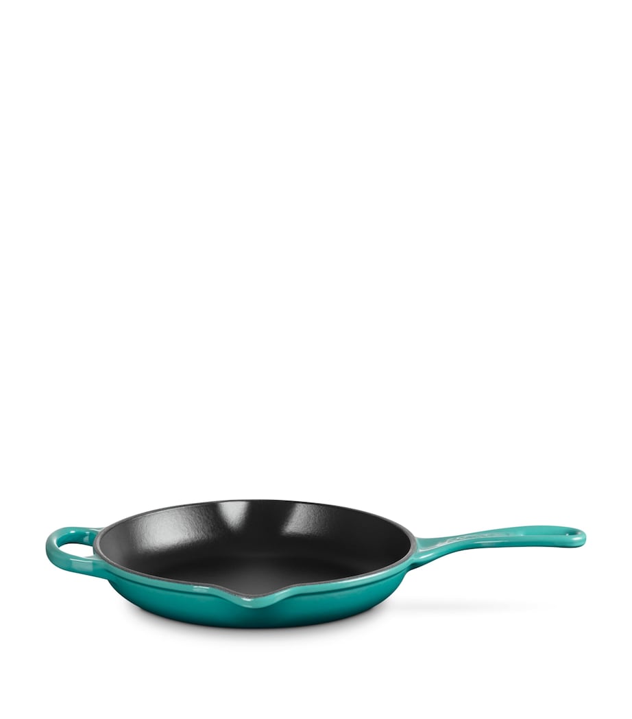 Le Creuset Cast Iron Skillet (23cm) Bleu Riviera Image 1