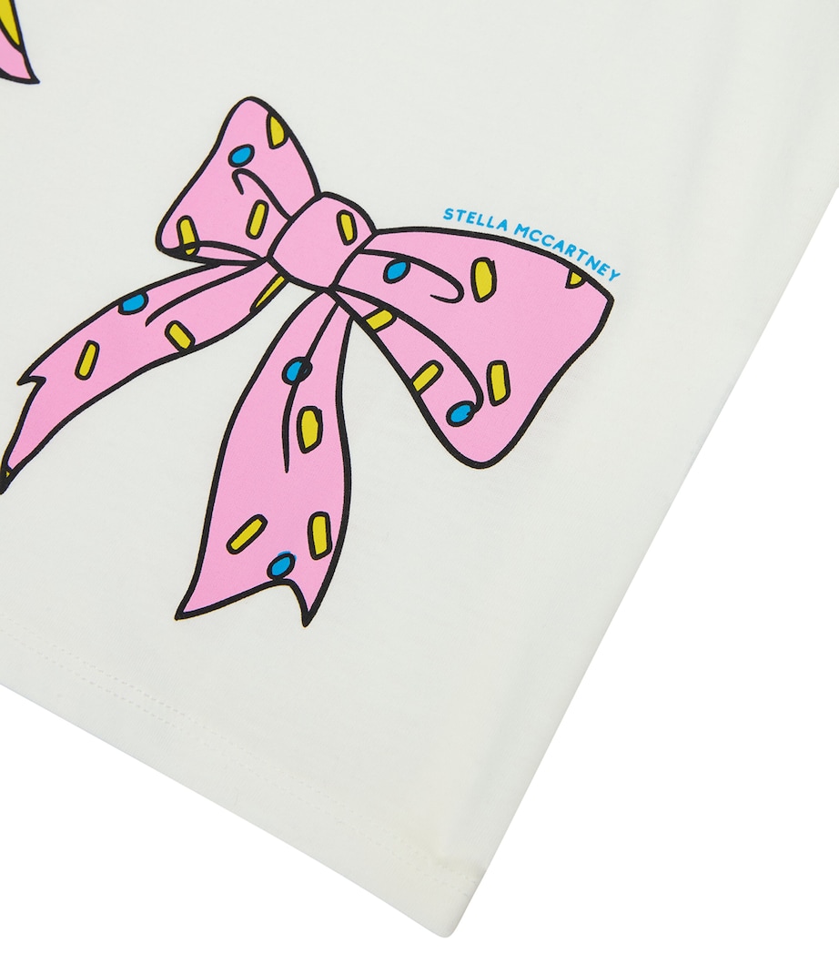Bow-Print T-Shirt (3-14+ Years) 101IVORY Image 2