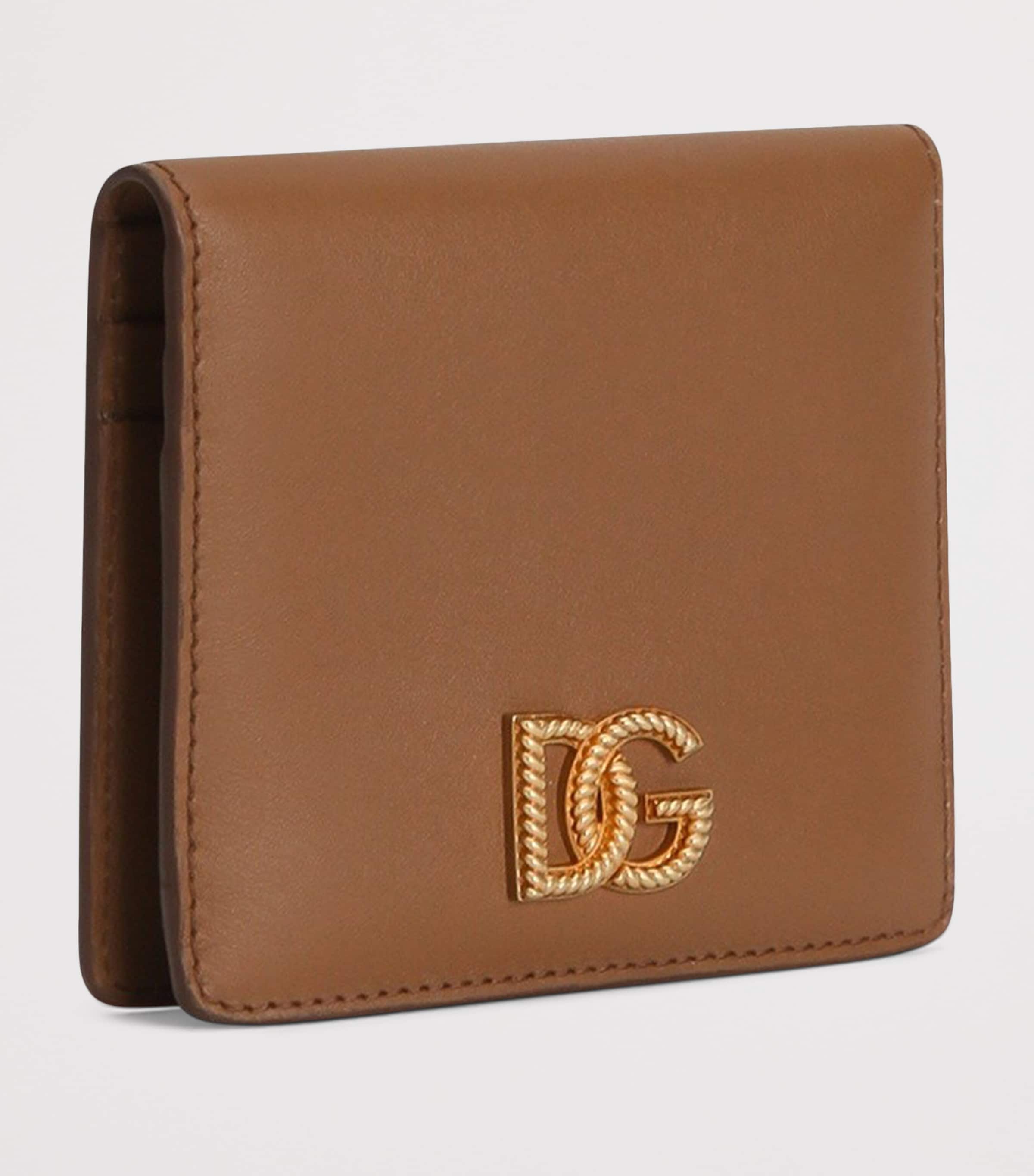 Dolce&Gabbana Calfskin French Flap Wallet Caramello Image 2