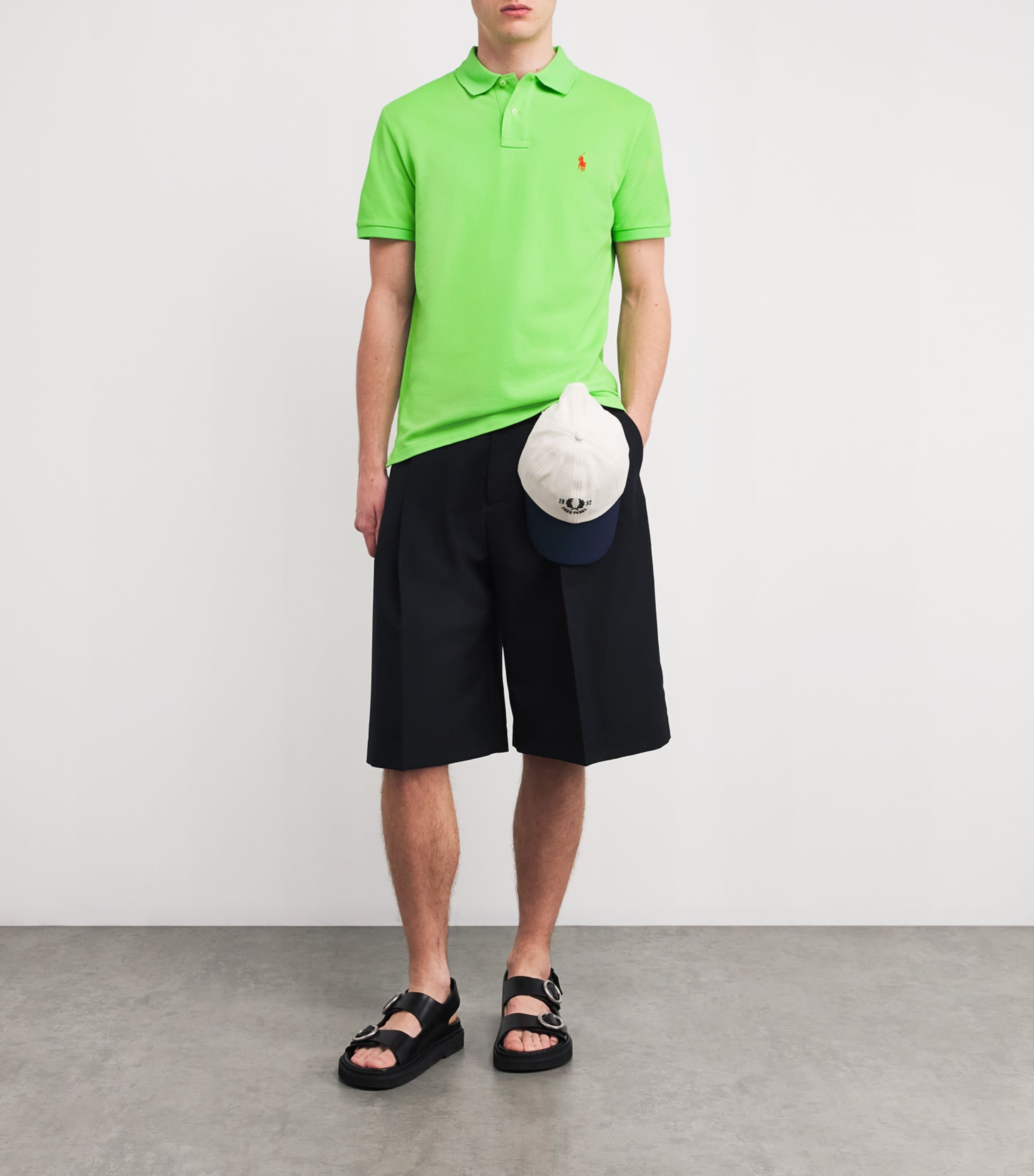 Polo Pony Polo Shirt GREEN Image 2