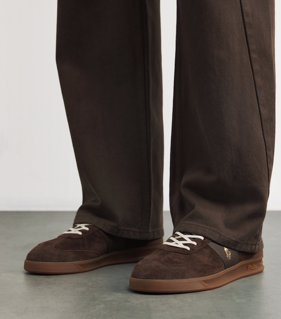Suede Heritage Aera Sneakers 001 CHOC BROWN Image 2