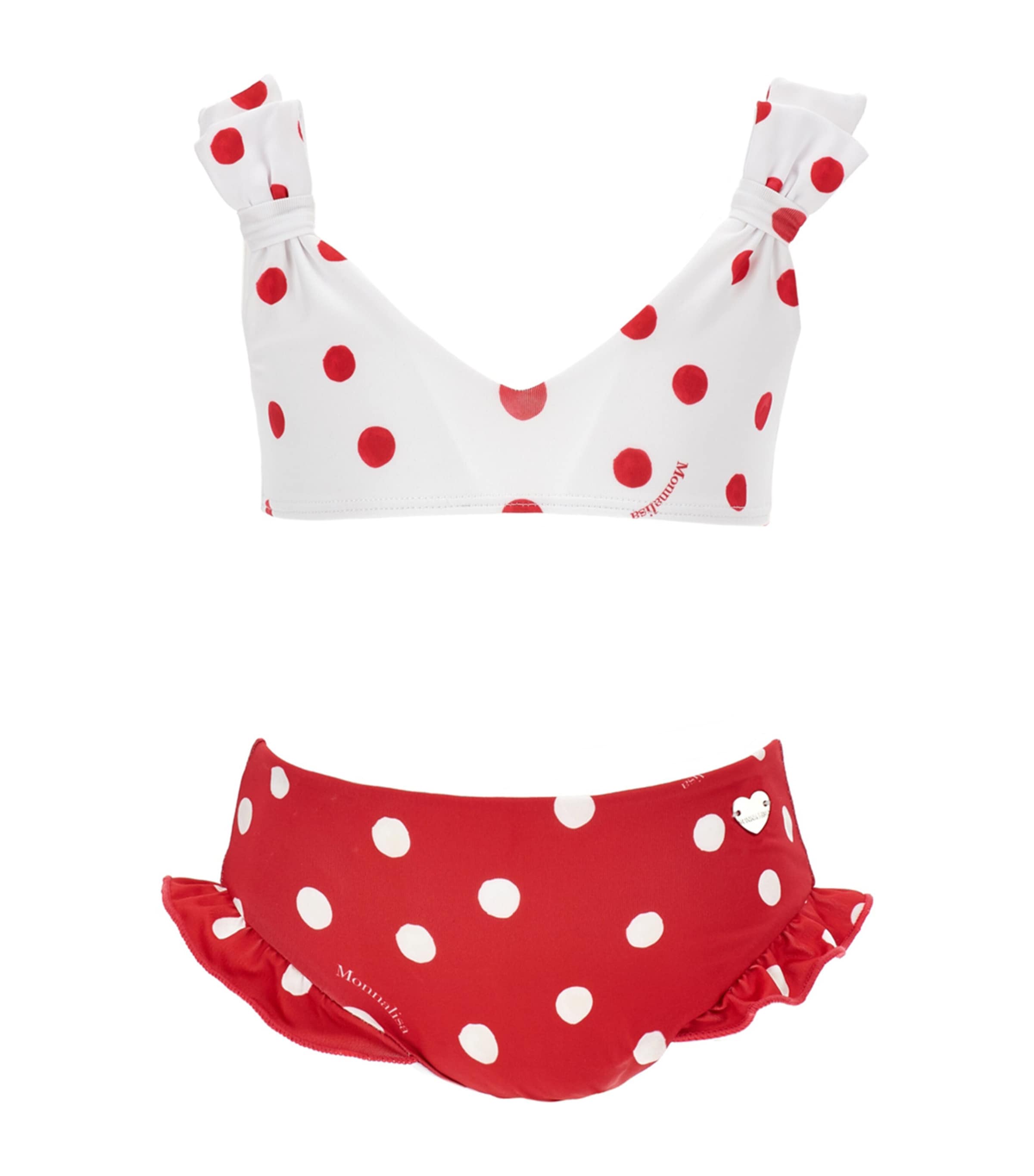 Polka Dot Bikini (3-36 Months) BIANCO+ROSSO Image 1