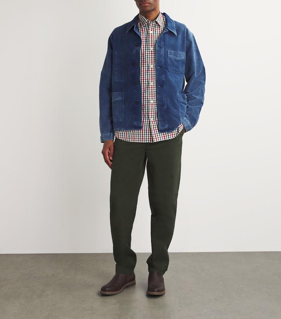 Bordeaux Check Ellis Shirt WHITE/ BORDEAUX Image 2