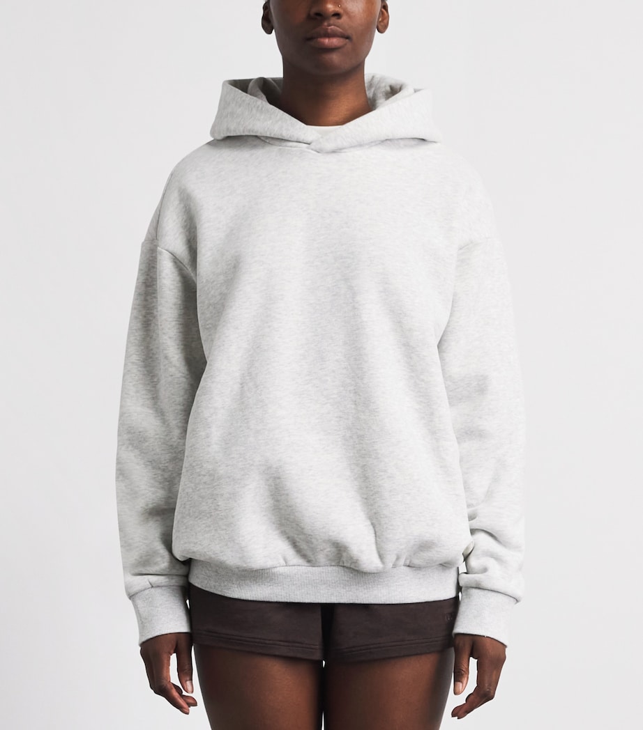 VUORI Womens Restore Oversized Hoodie Pale Grey Heather Image 4
