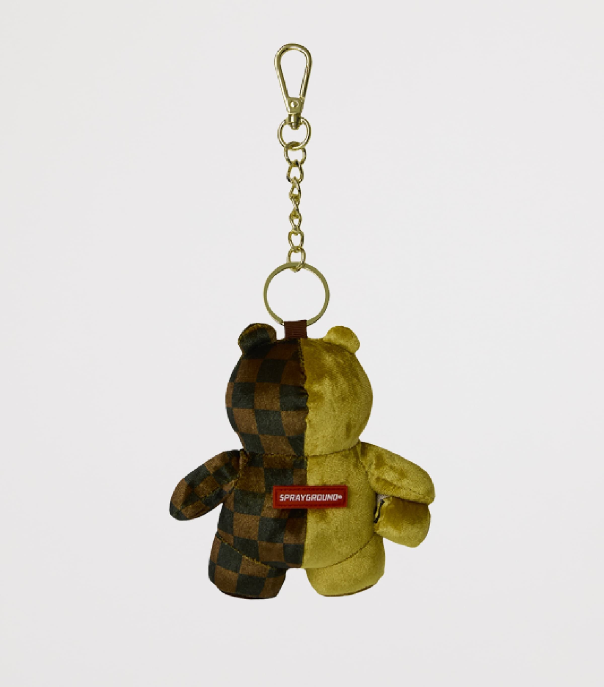 Sprayground Sharks In Paris Gold Drip Keyring Gold Image 3