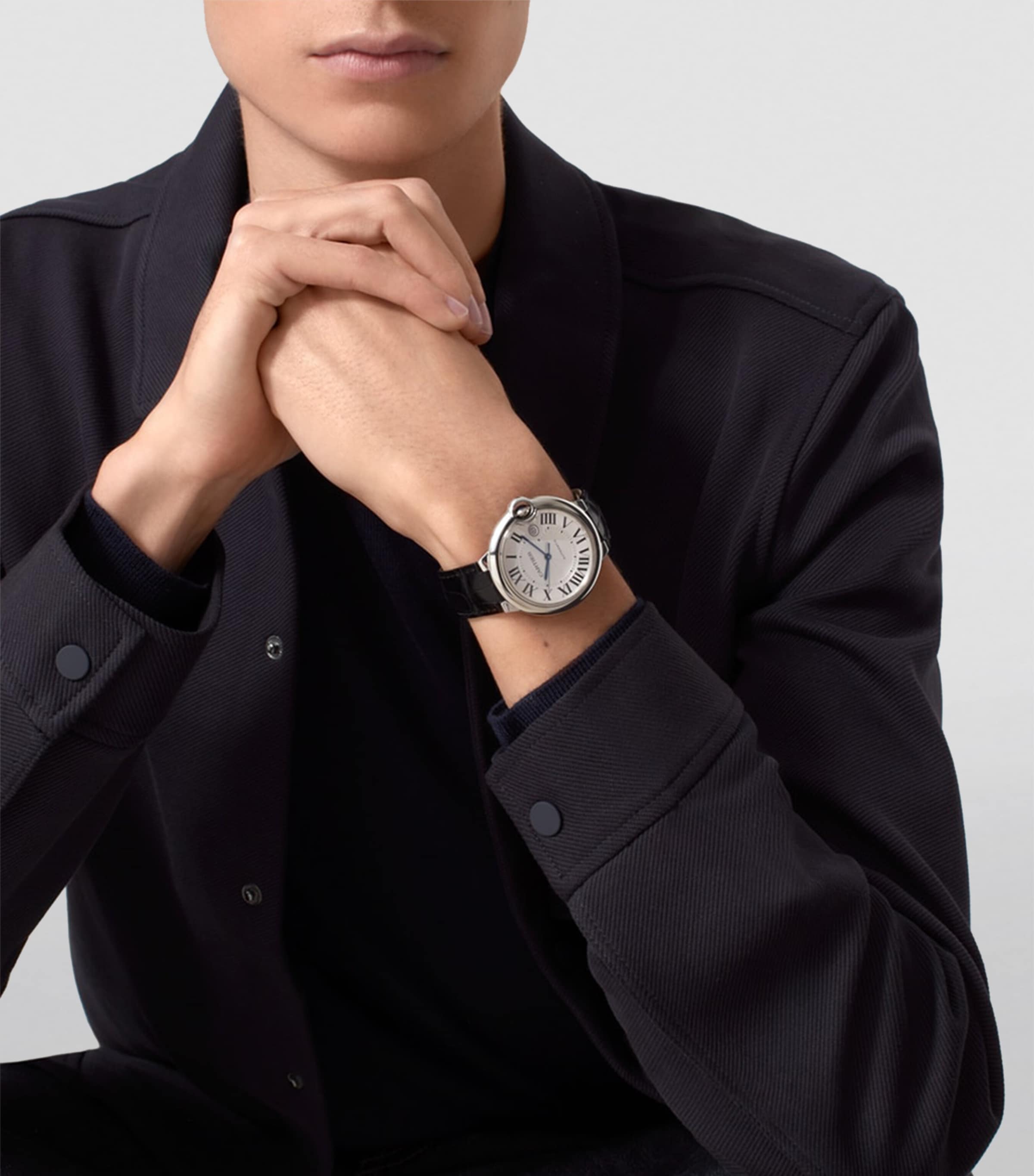 Cartier Stainless Steel Ballon Bleu de Cartier Watch 42mm Image 4