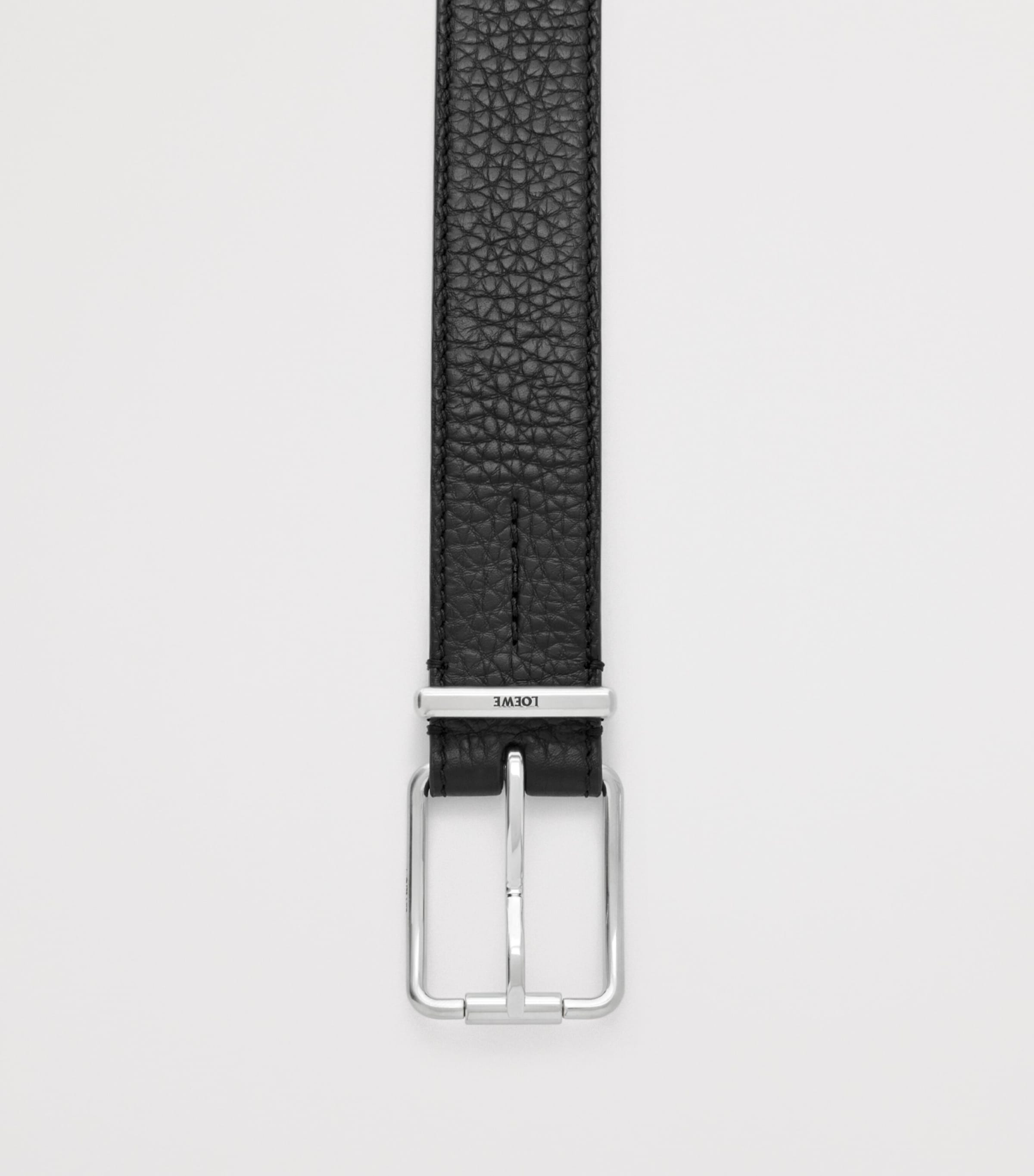 LOEWE Leather Logo Buckle Belt Black/vintage Image 2