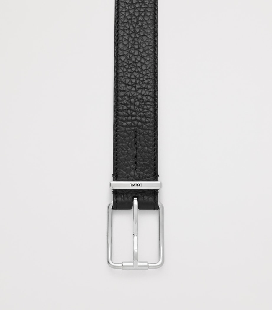 LOEWE Leather Logo Buckle Belt Black/vintage Image 2