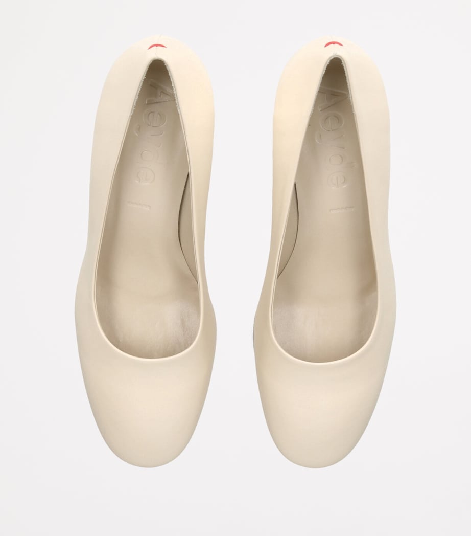 aeyde Leather Giotta Pumps 65 Cream Image 4