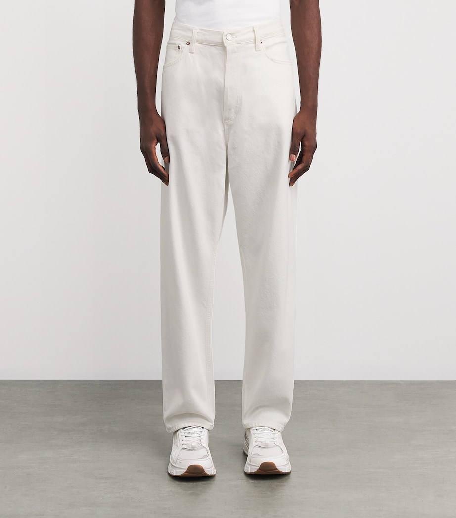 AGOLDE Mens 90's Straight Jeans Milkshake Image 3