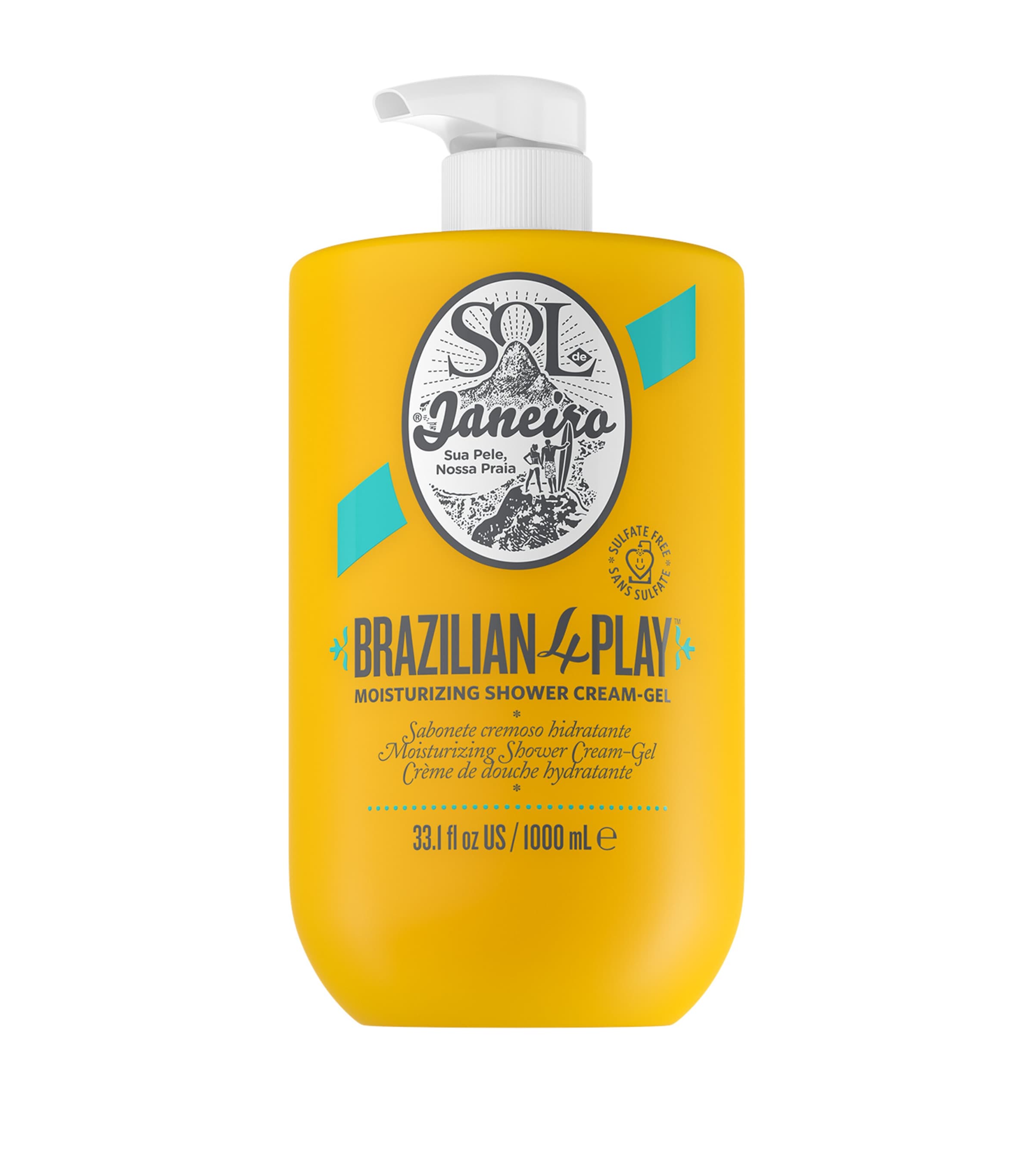 SOL DE JANEIRO Brazilian 4 Play Moisturizing Shower Cream-Gel (1L) | Bath & Shower | Shower Gels | Designers | SOL DE JANEIRO | As Seen on Social