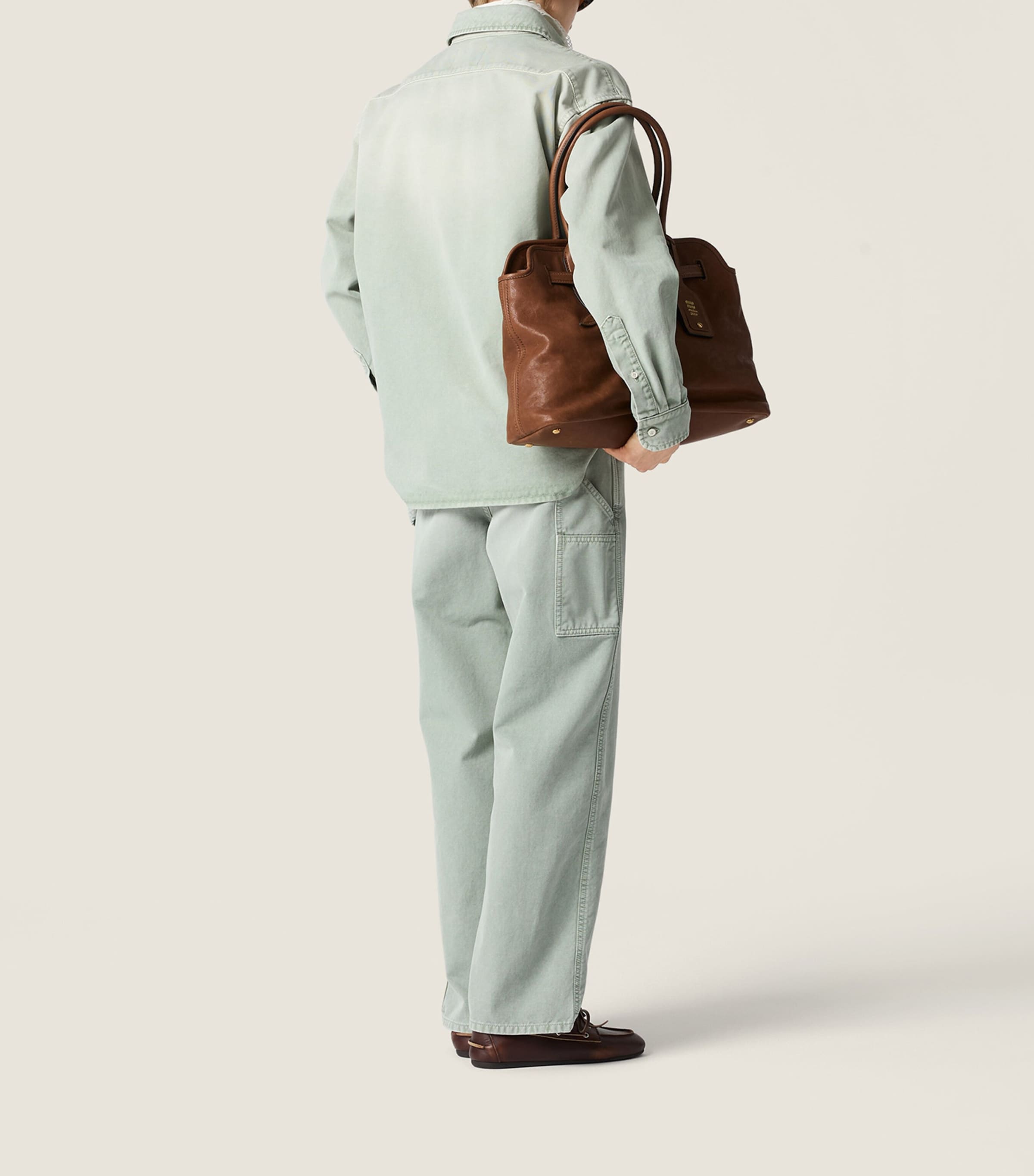 Miu Miu Womens Cotton Relaxed Shirt Image 3